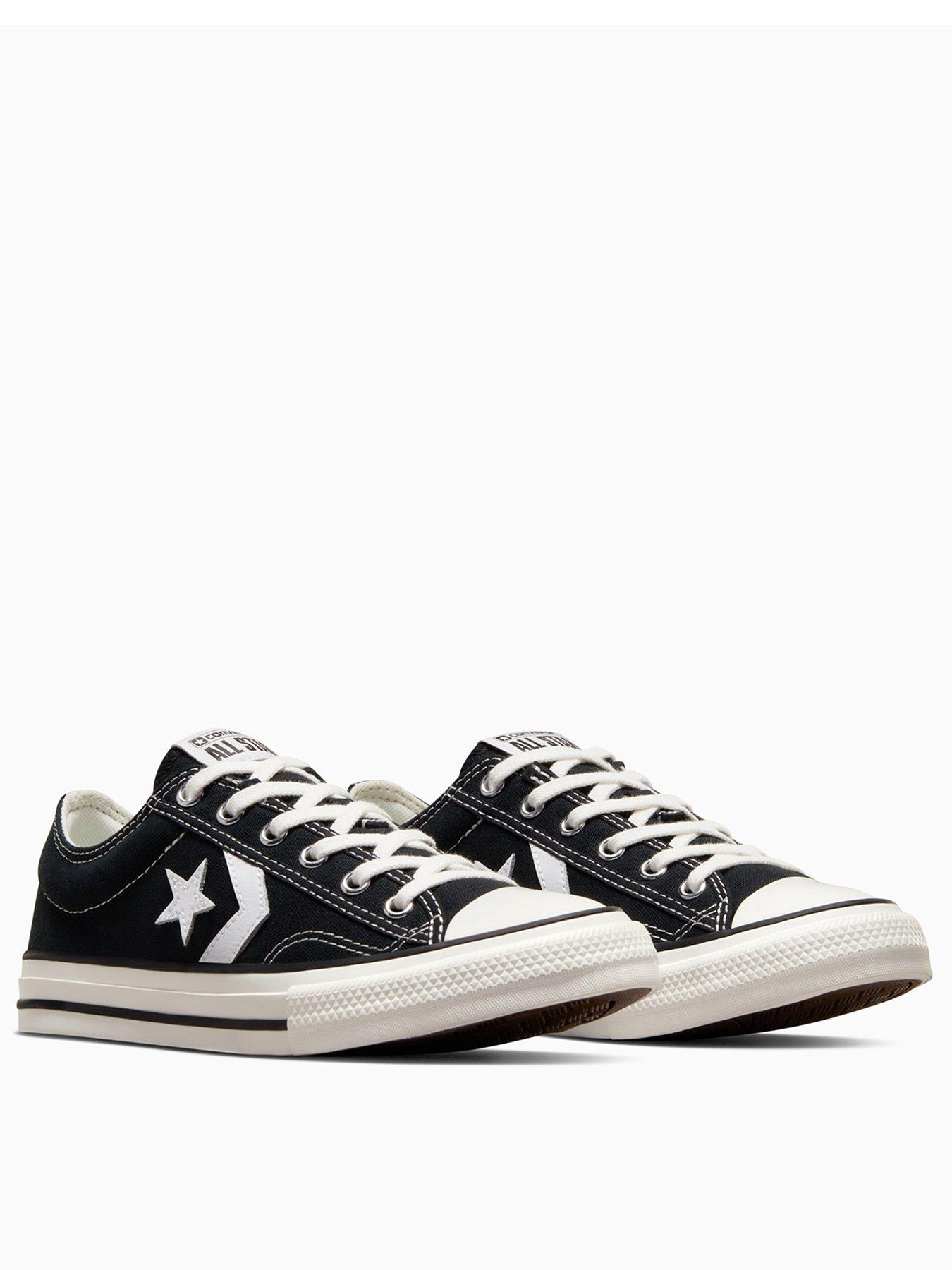undefined Junior Foundational Canvas Star Player 76 Trainers - Black