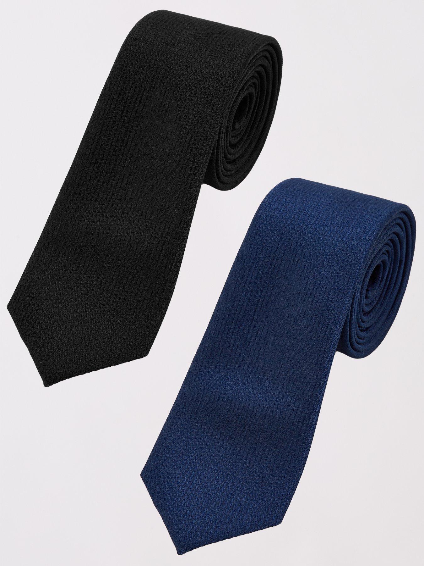 undefined 2 Pack Tie - Navy/Black