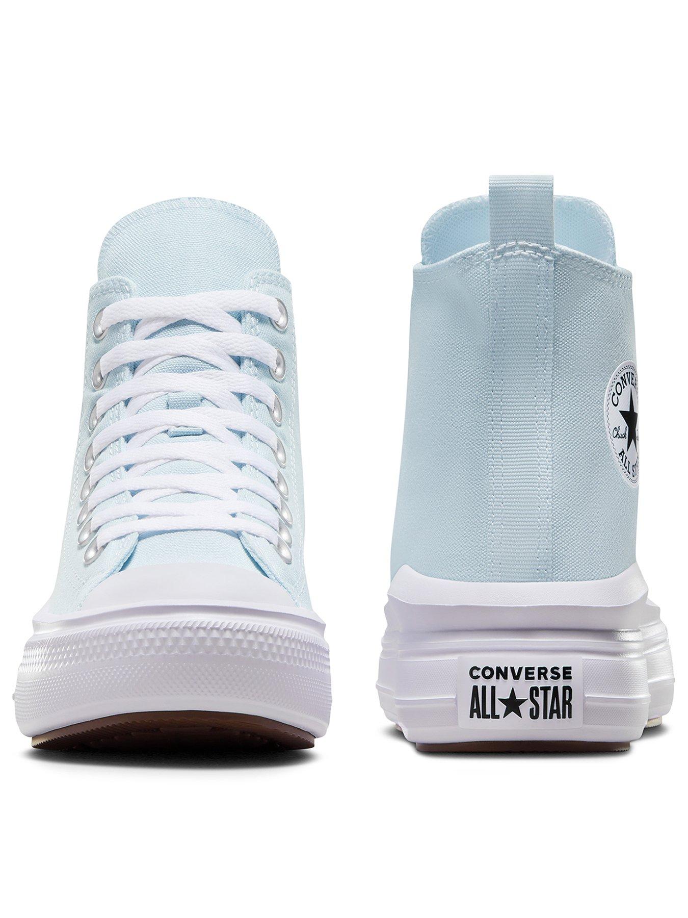 Junior Girls Seasonal Color Canvas Hi Trainers White black