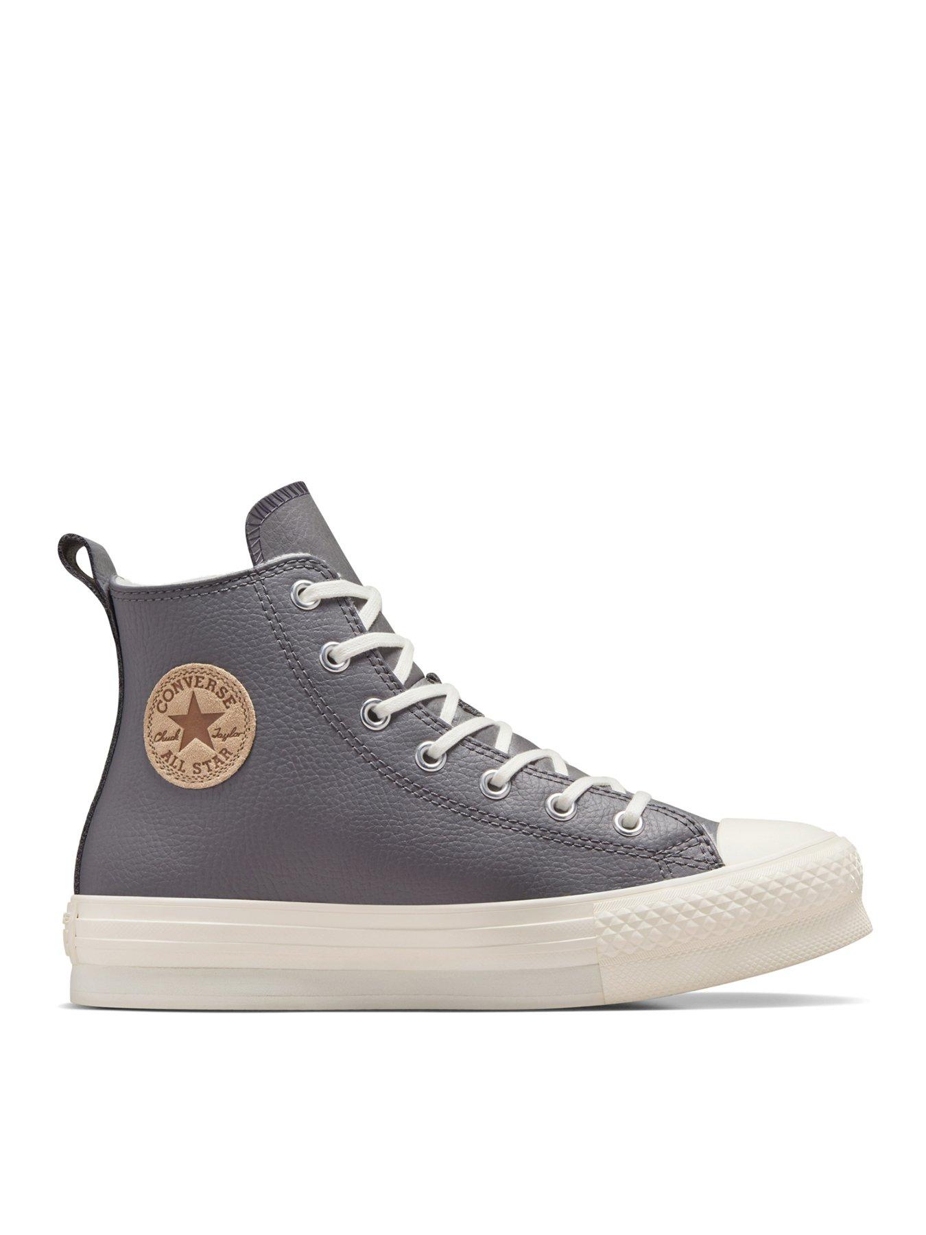 undefined Junior Cozy Essentials Chuck Taylor All Star Eva Lift Trainers - Grey