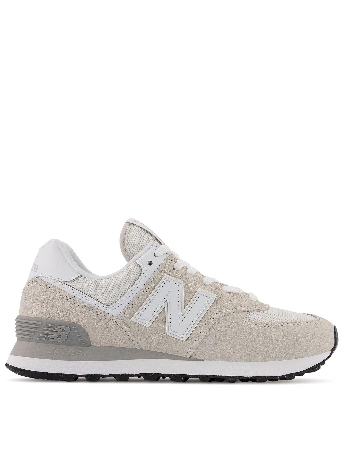 New Balance Womens 574 Trainers Light Grey Very