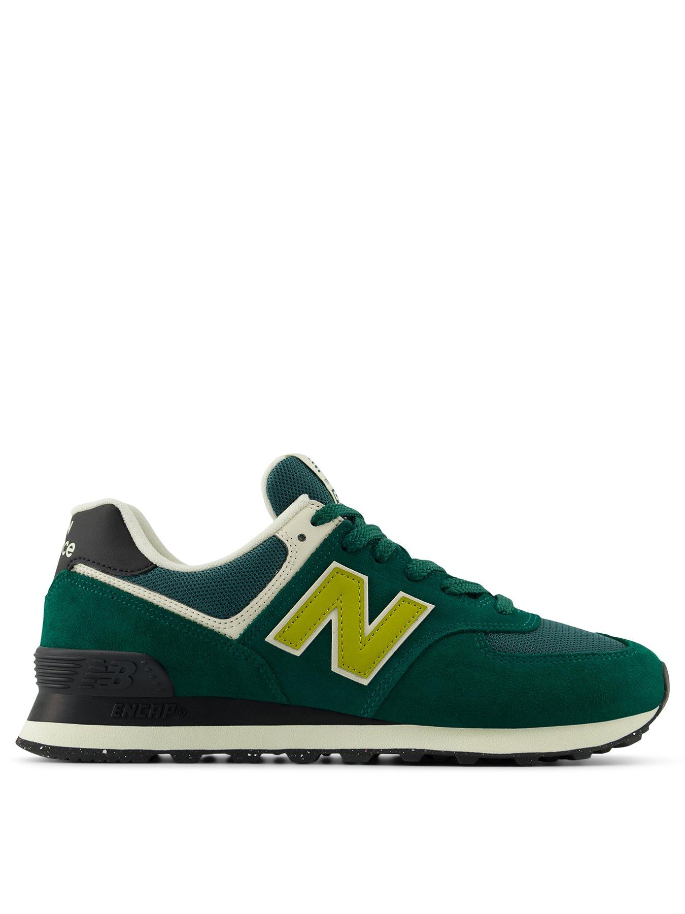 New Balance Mens 574 Trainers Green Very