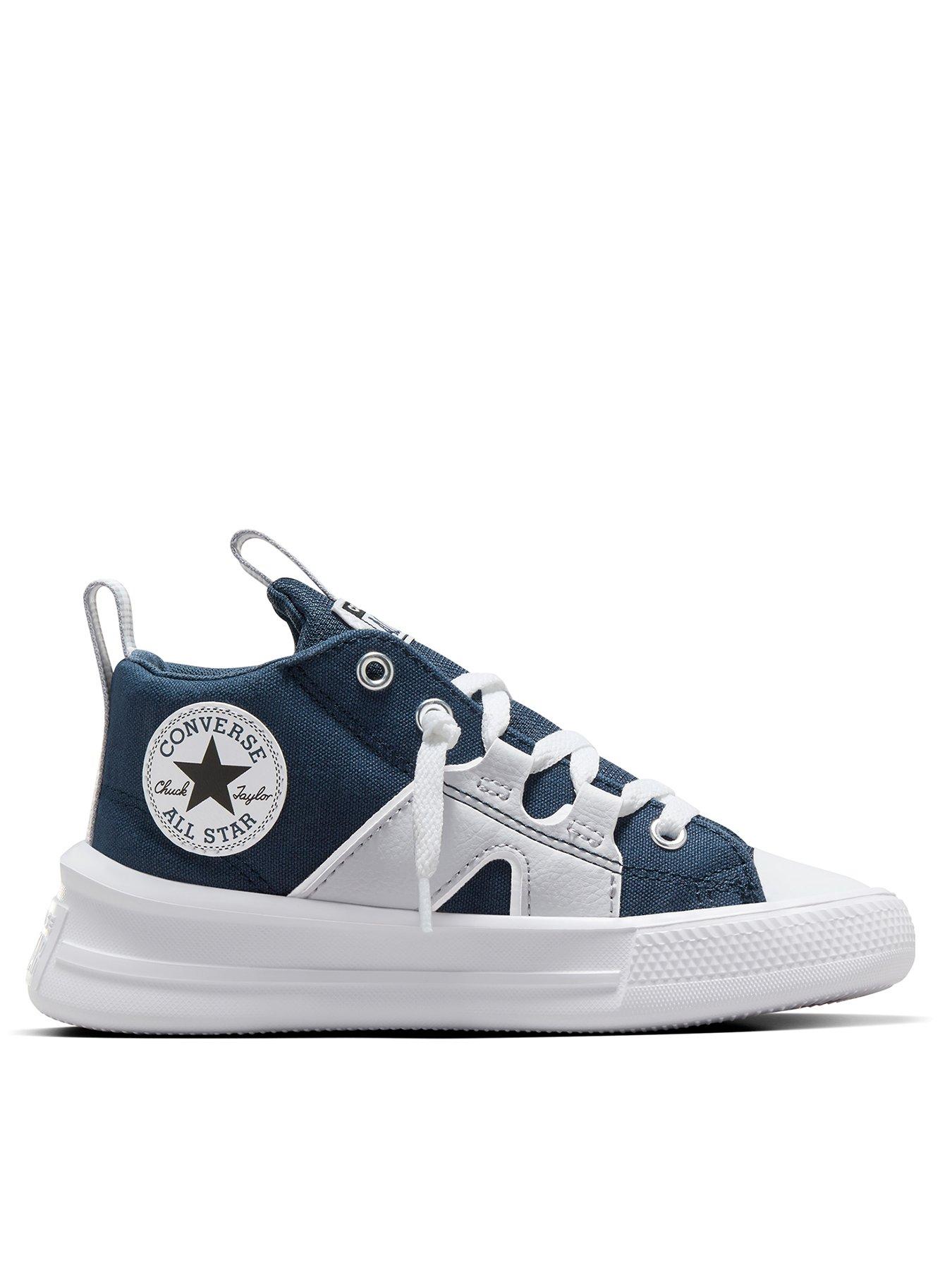 Childrens navy converse best sale