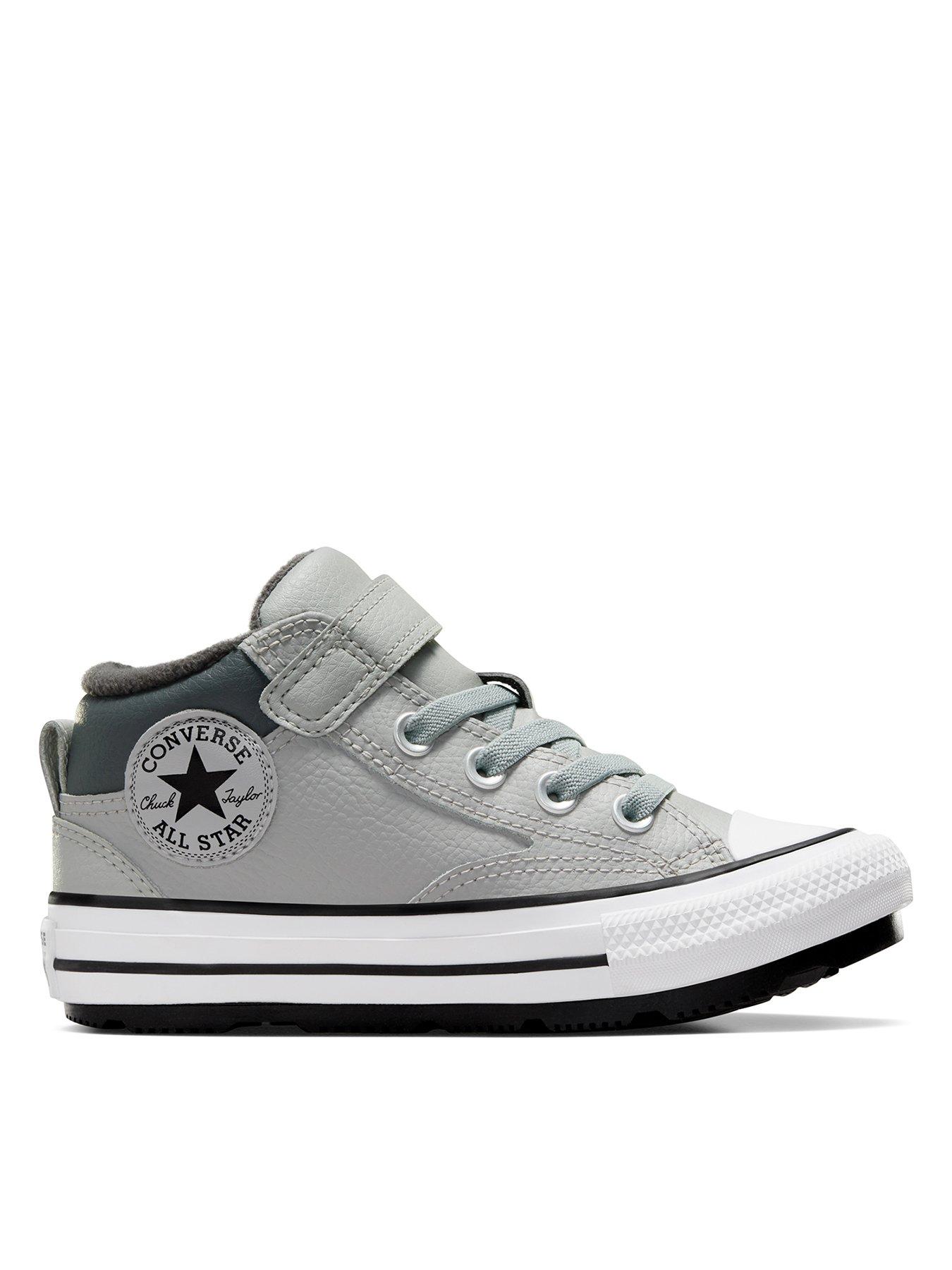 Converse Kids All Star Malden Street Boot - Grey, Grey, Size 11 Younger