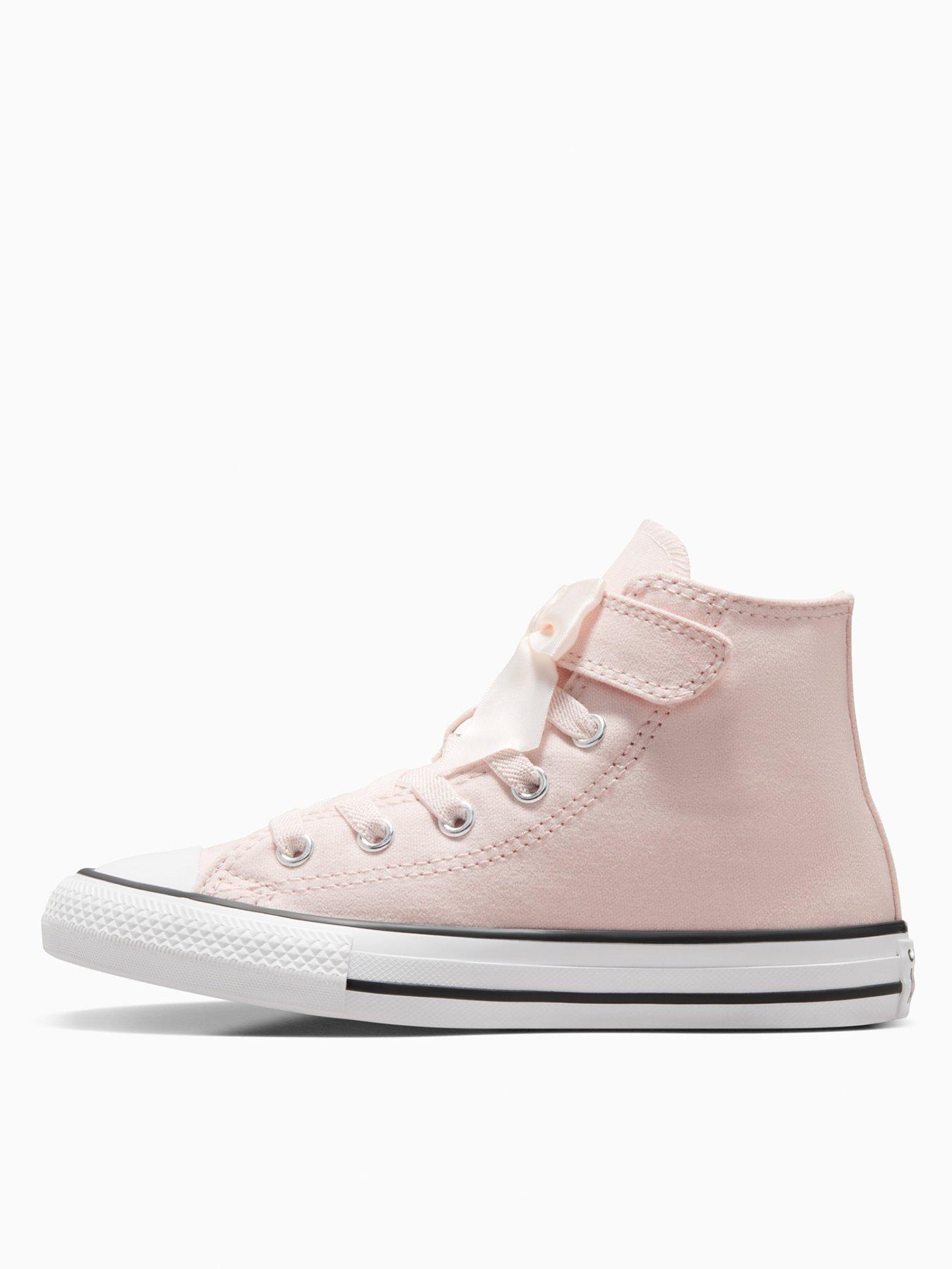 undefined Kids Swan Chuck Taylor All Star 1V Trainers - Pink
