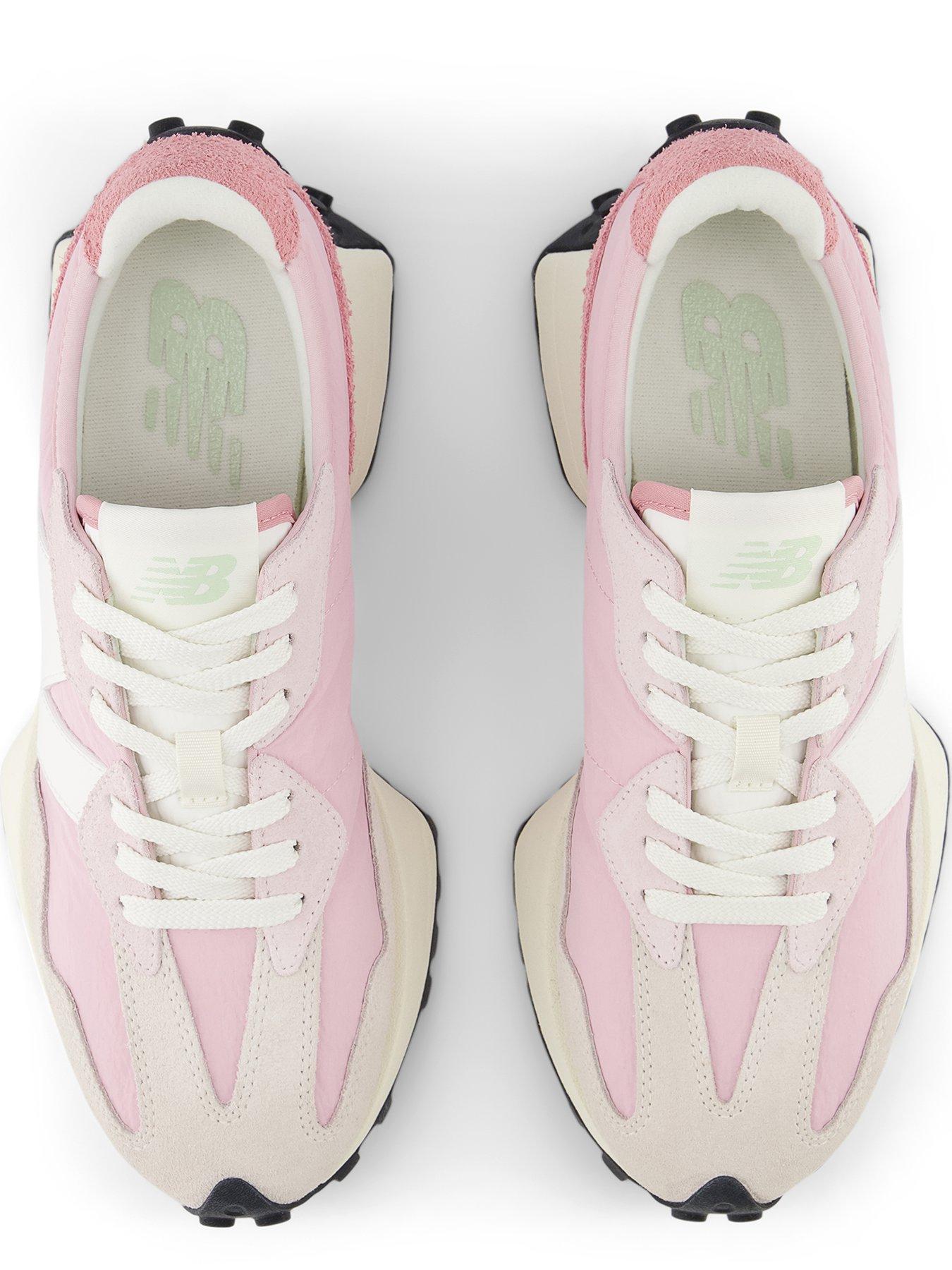 Ladies pink new balance trainers best sale