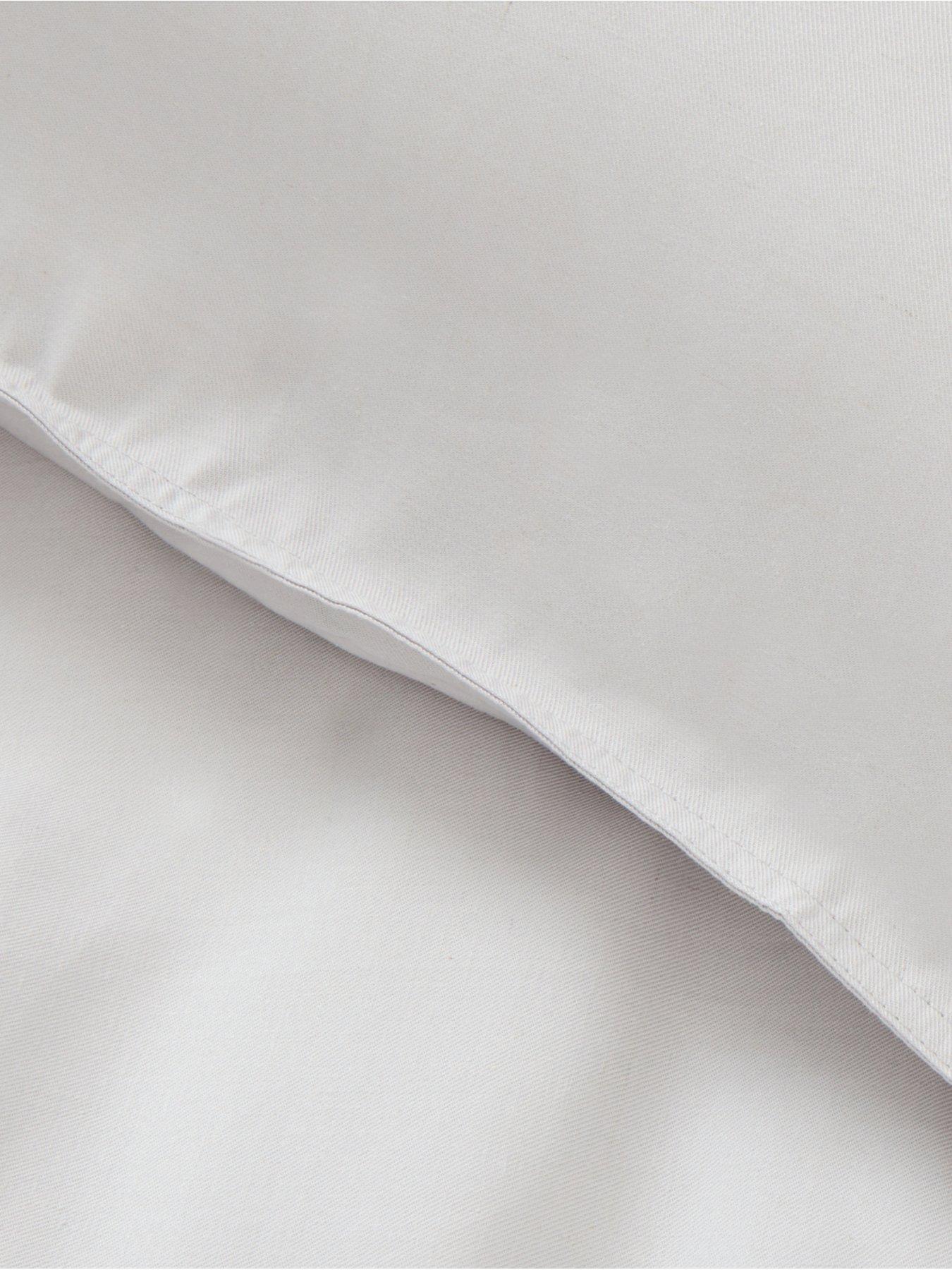 Image 5 of 6 of Panda London Panda Earth Bamboo &amp; French Linen Fitted Sheet - Grey