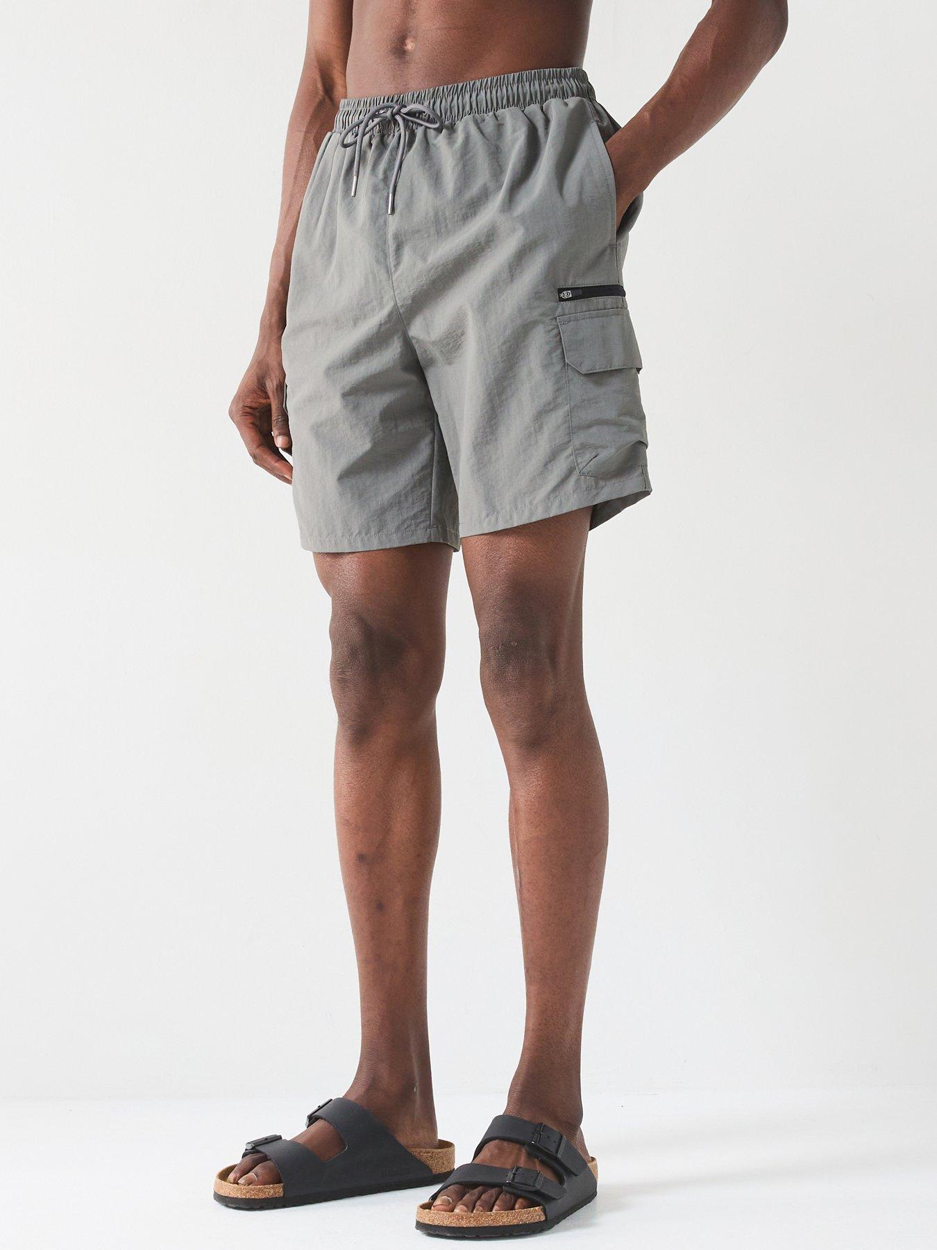 Very Man: Utility Swim Shorts - Grey