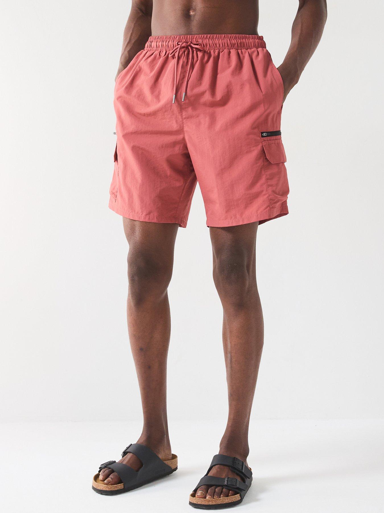 undefined Utility Swim Shorts - Orange