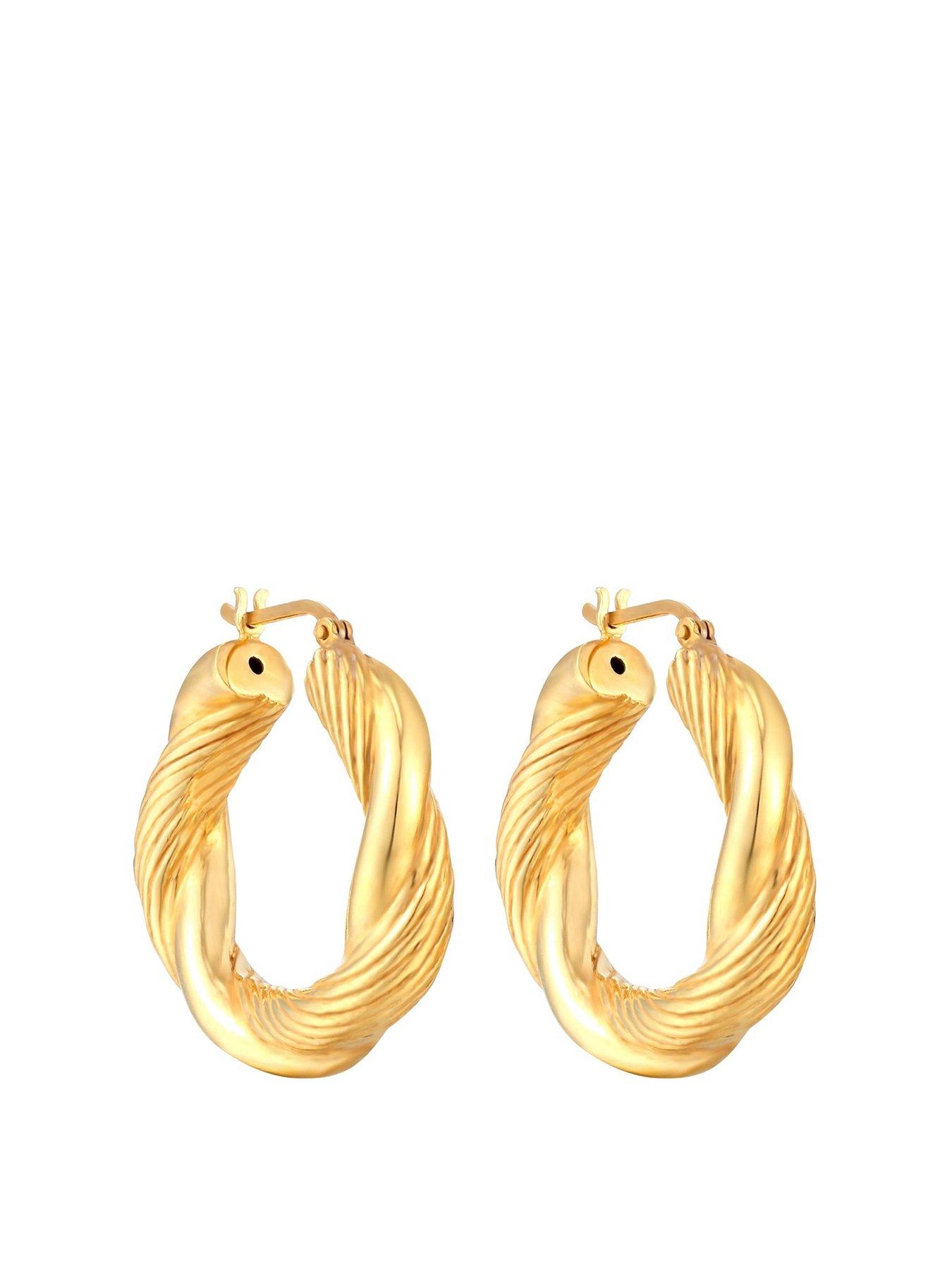 undefined Chunky Rope Twist Creoles