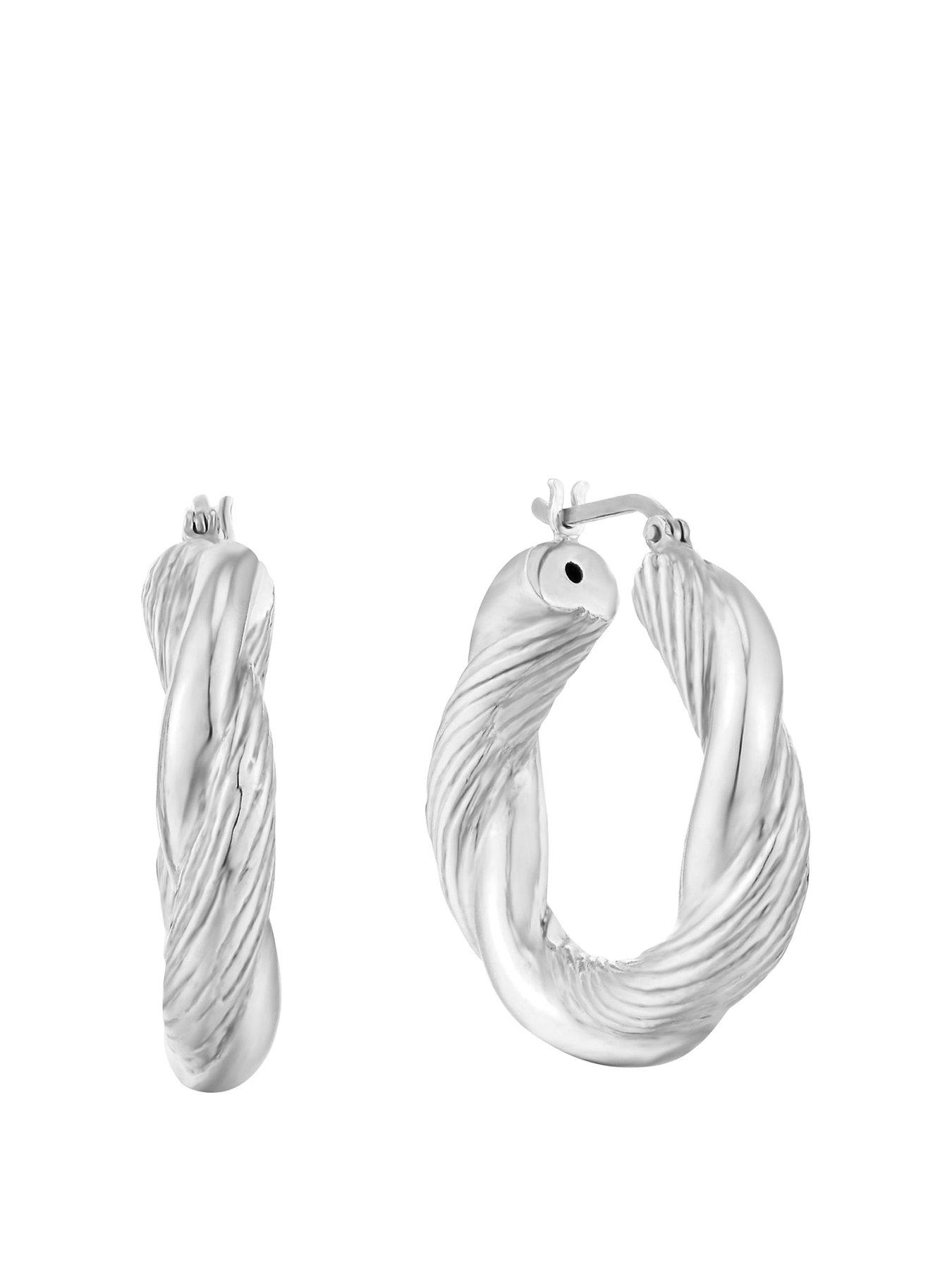 undefined Chunky Rope Twist Creoles