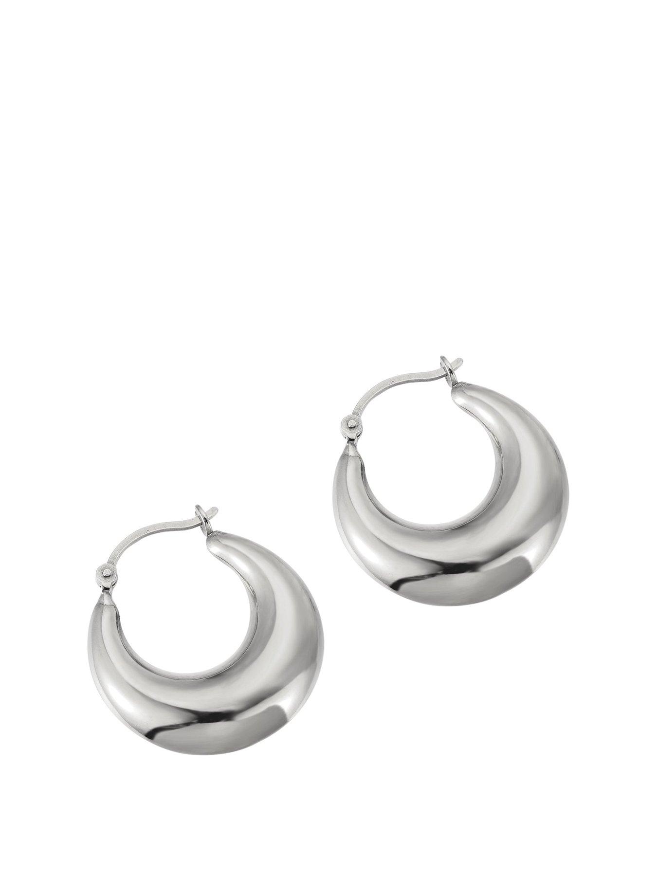undefined Curved Creole Hoops