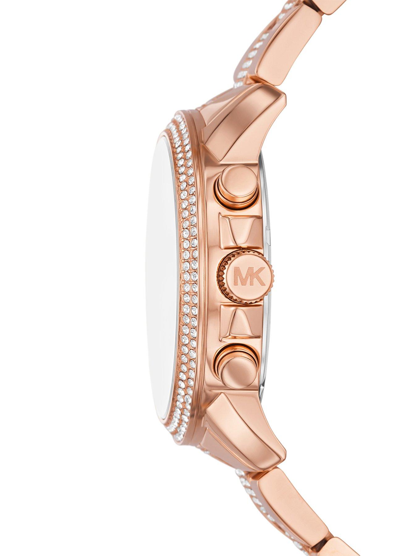 Michael kors watch rose gold digital online