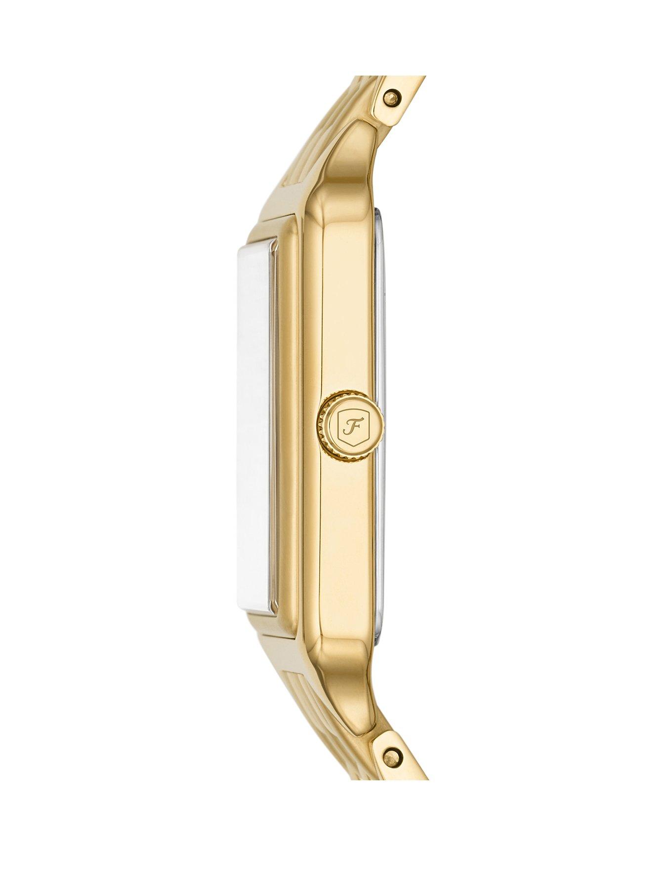 Image 2 of 7 of Fossil Women's Raquel 3-Hand Date, Gold-Tone Stainless Steel Watch