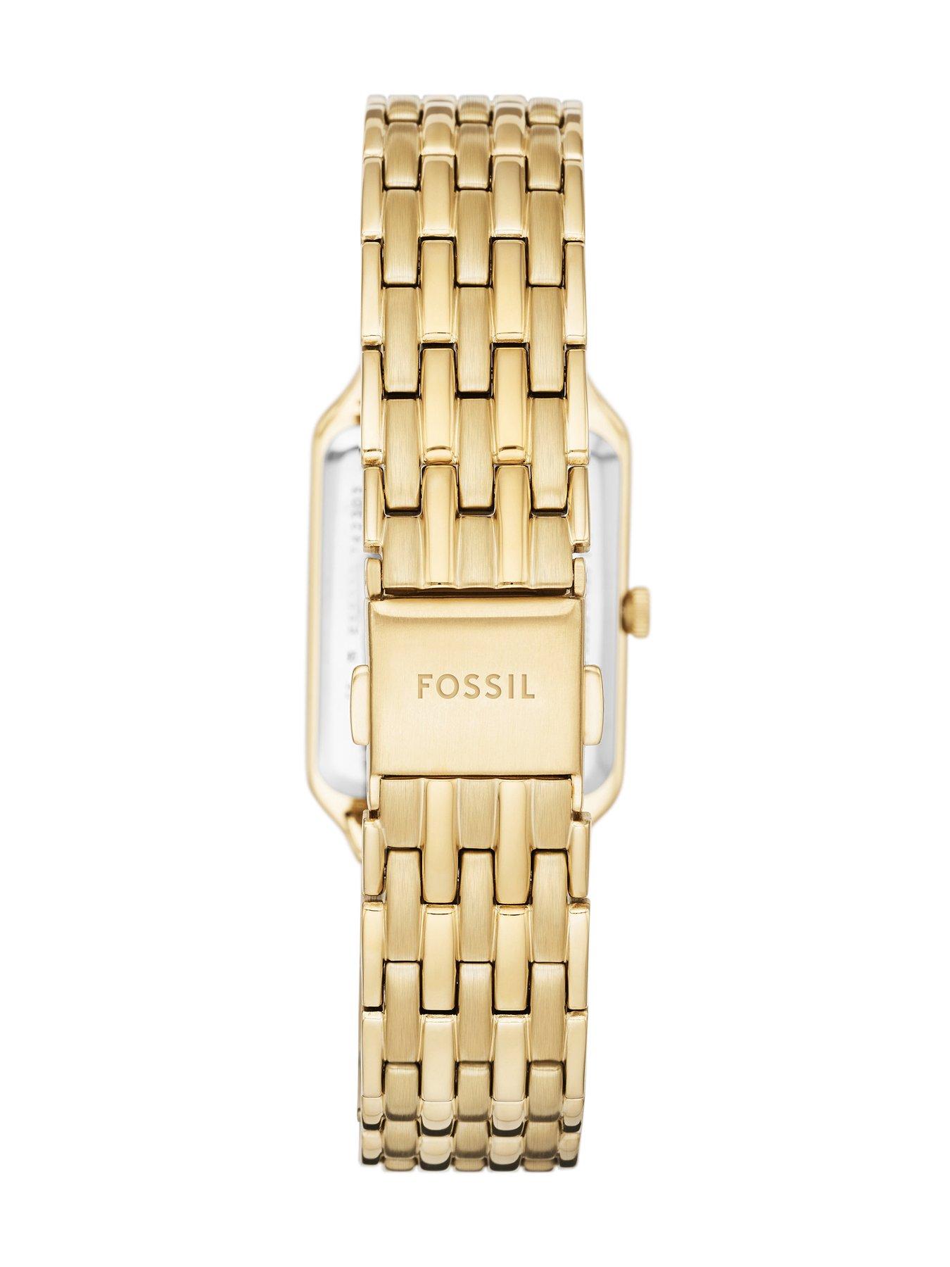 Image 4 of 7 of Fossil Women's Raquel 3-Hand Date, Gold-Tone Stainless Steel Watch