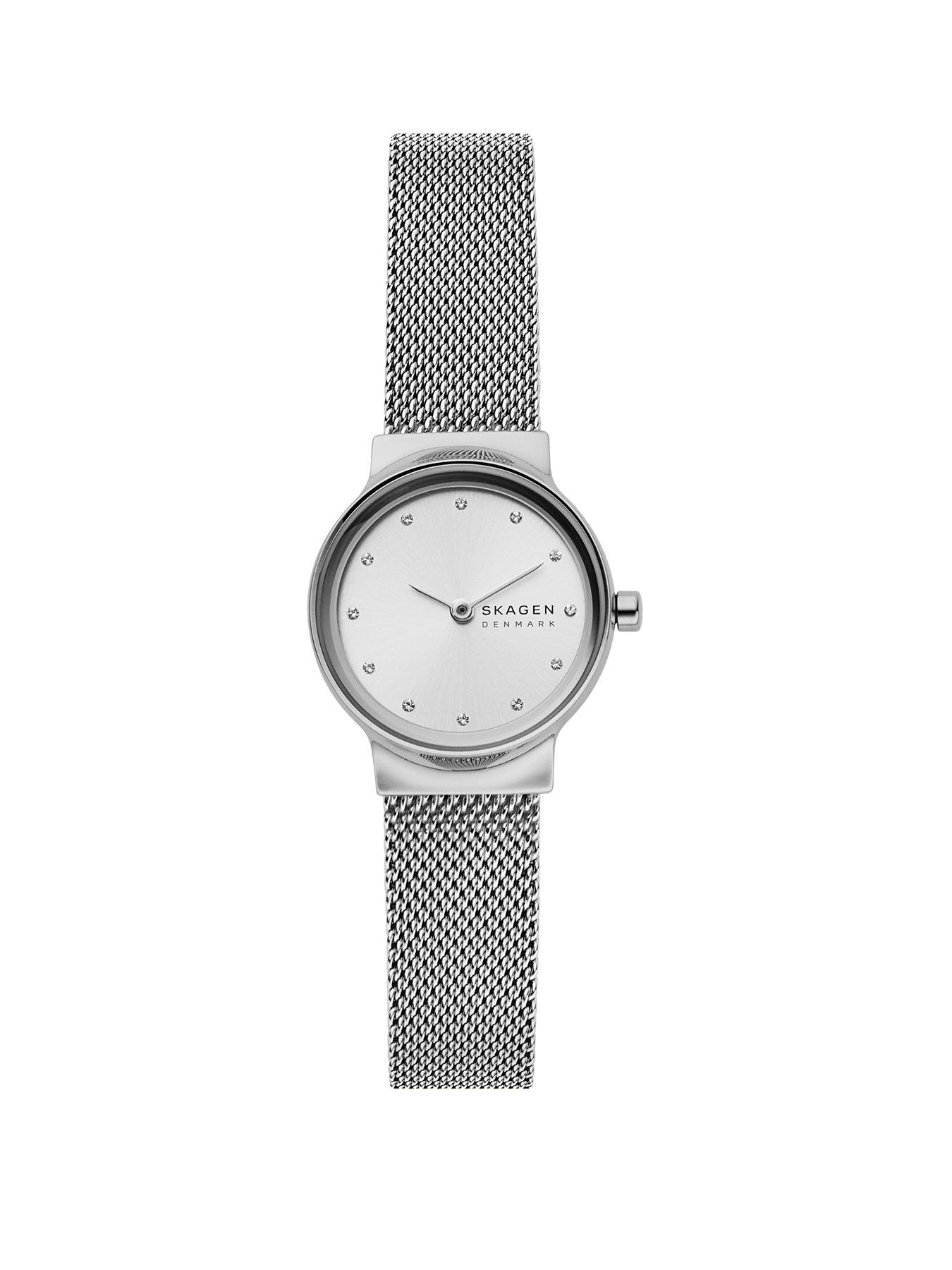 Product photograph of Skagen Women S Freja Lille Two Hand Stainless Steel Watch from very.co.uk