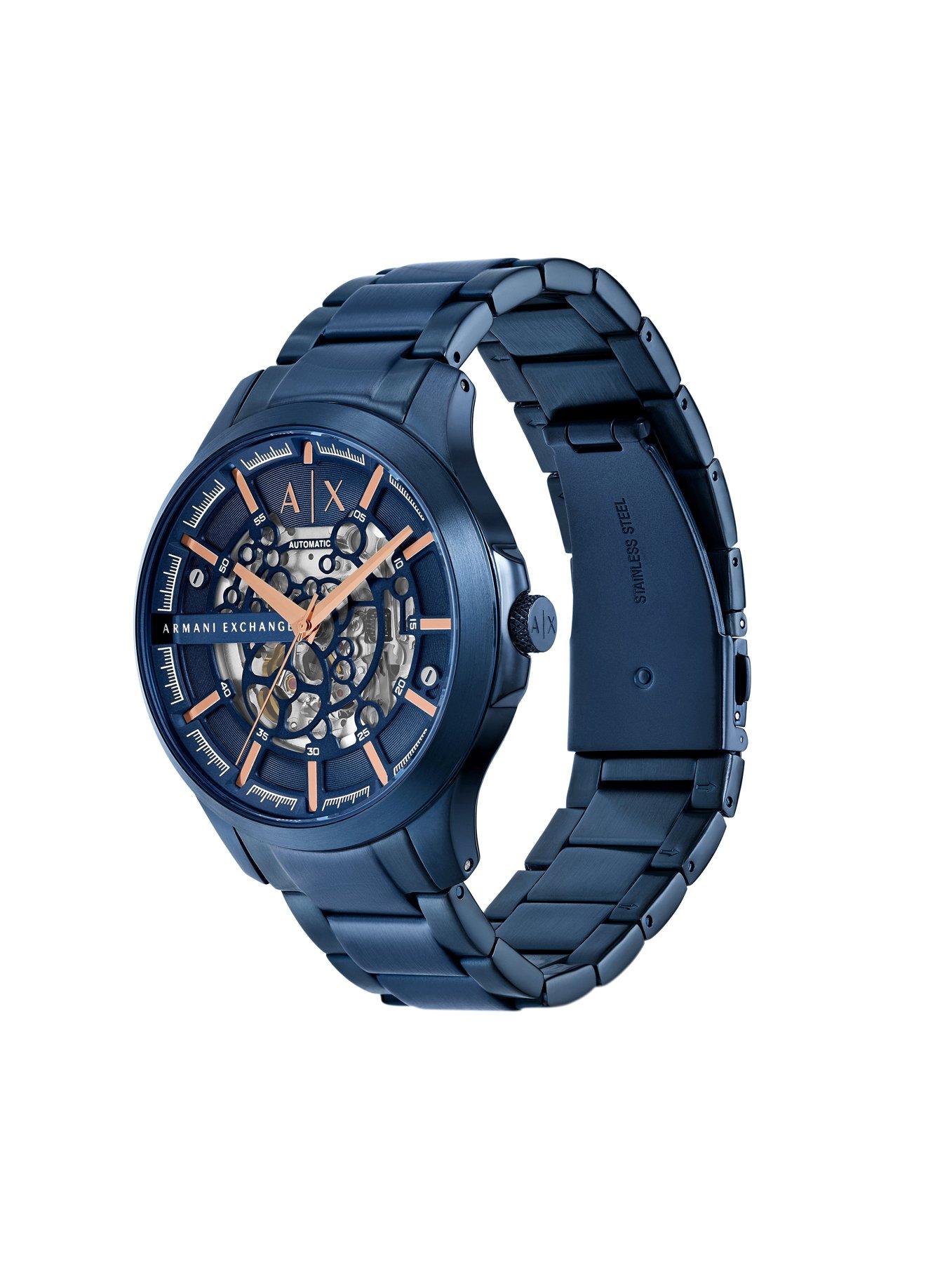 Image 2 of 5 of Armani Exchange Automatic Blue Stainless Steel Watch