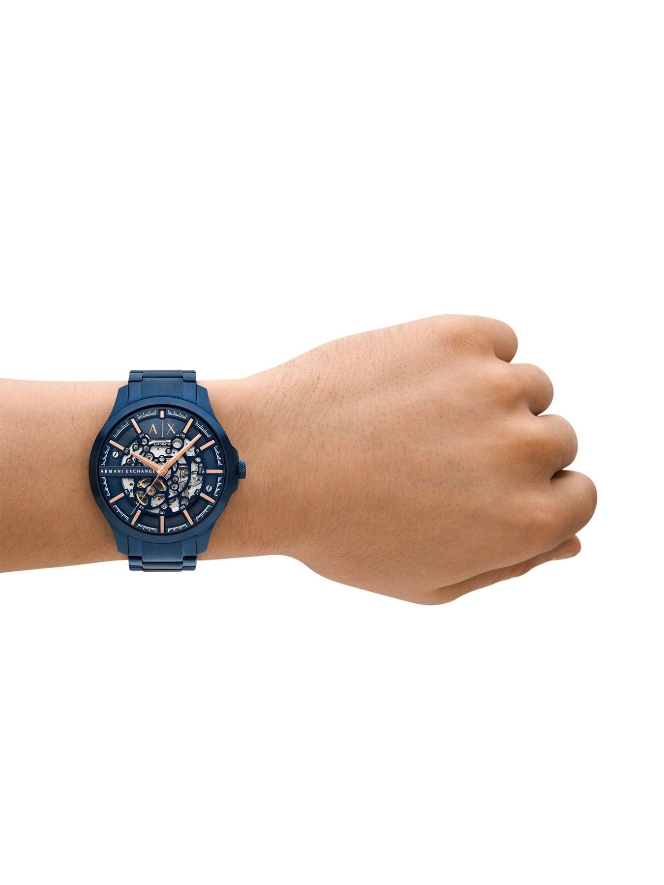 Image 5 of 5 of Armani Exchange Automatic Blue Stainless Steel Watch
