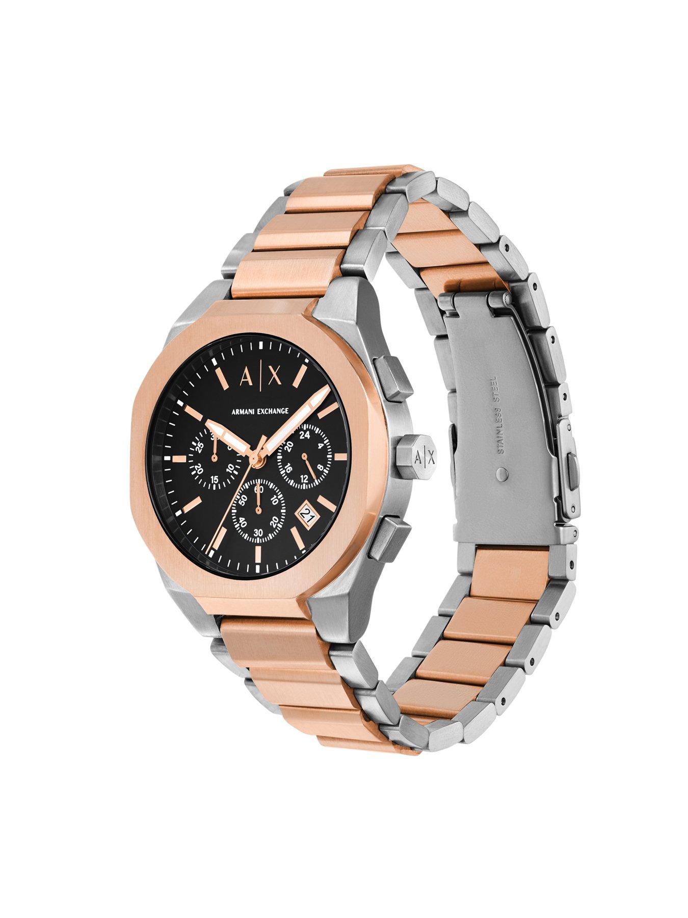 Image 5 of 6 of Armani Exchange Chronograph 2-Tone Stainless Steel Watch