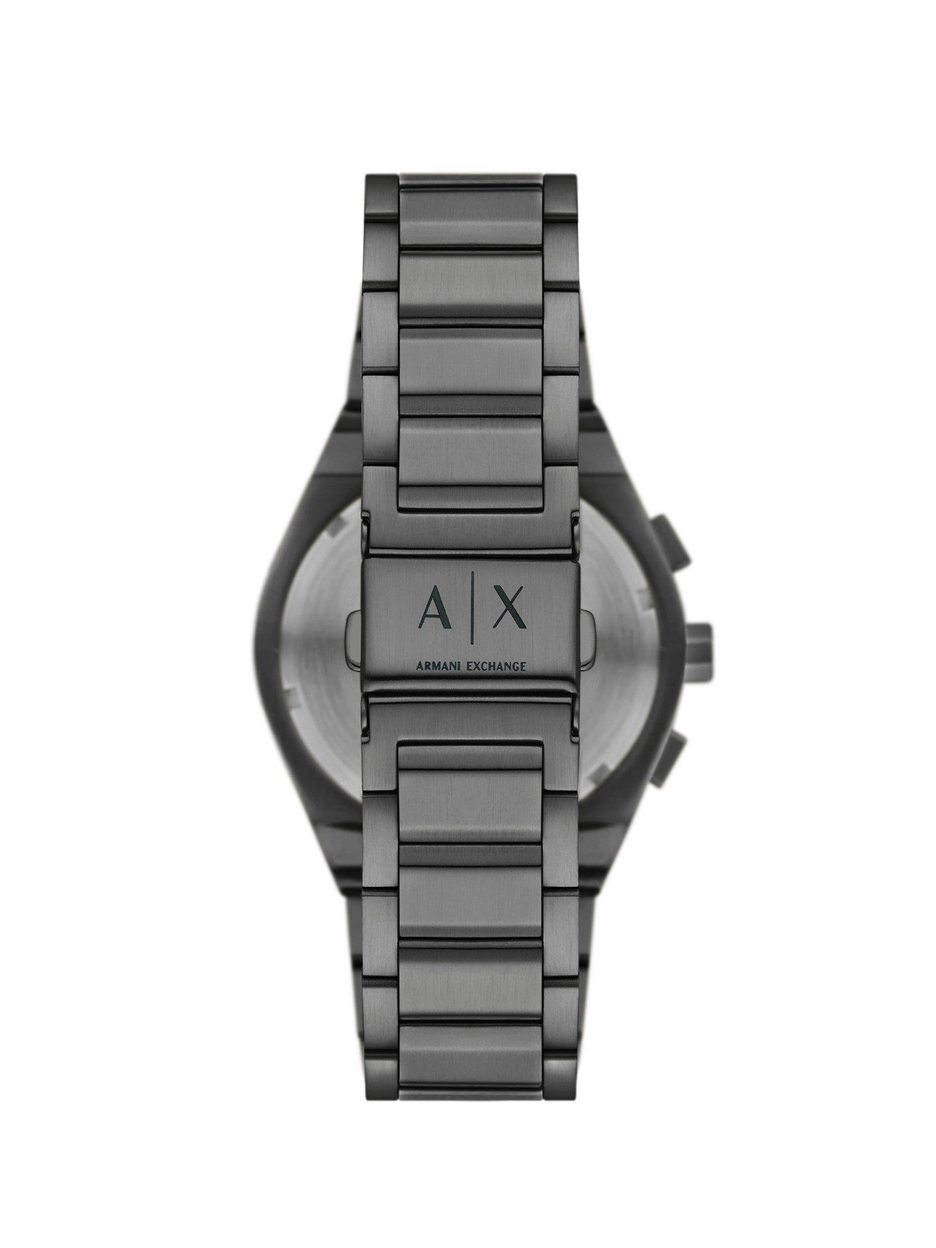 Image 2 of 6 of Armani Exchange Chronograph Gunmetal Watch