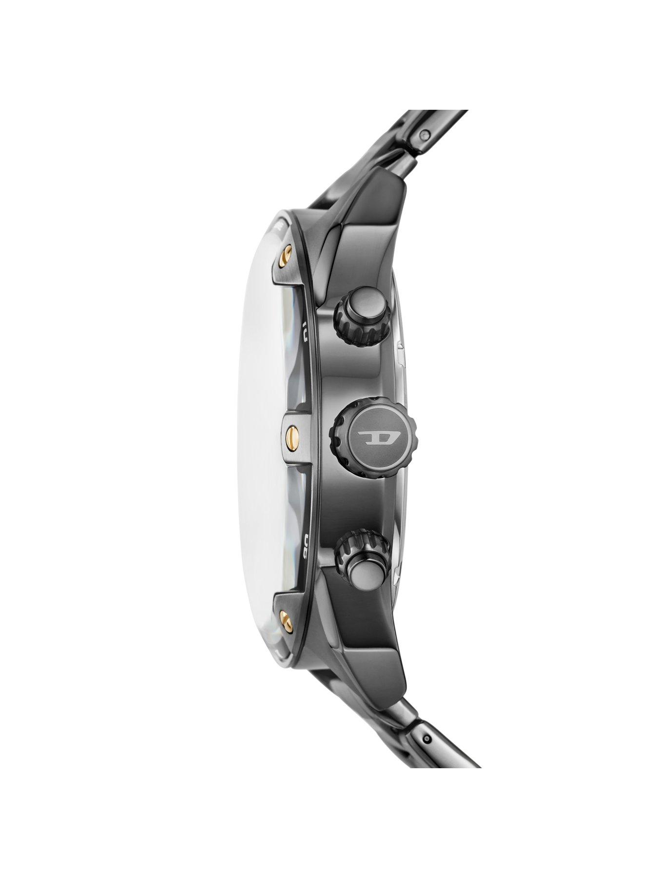 Image 4 of 5 of Diesel Men's Spiked Chronograph&nbsp;Gunmetal Stainless Steel Watch