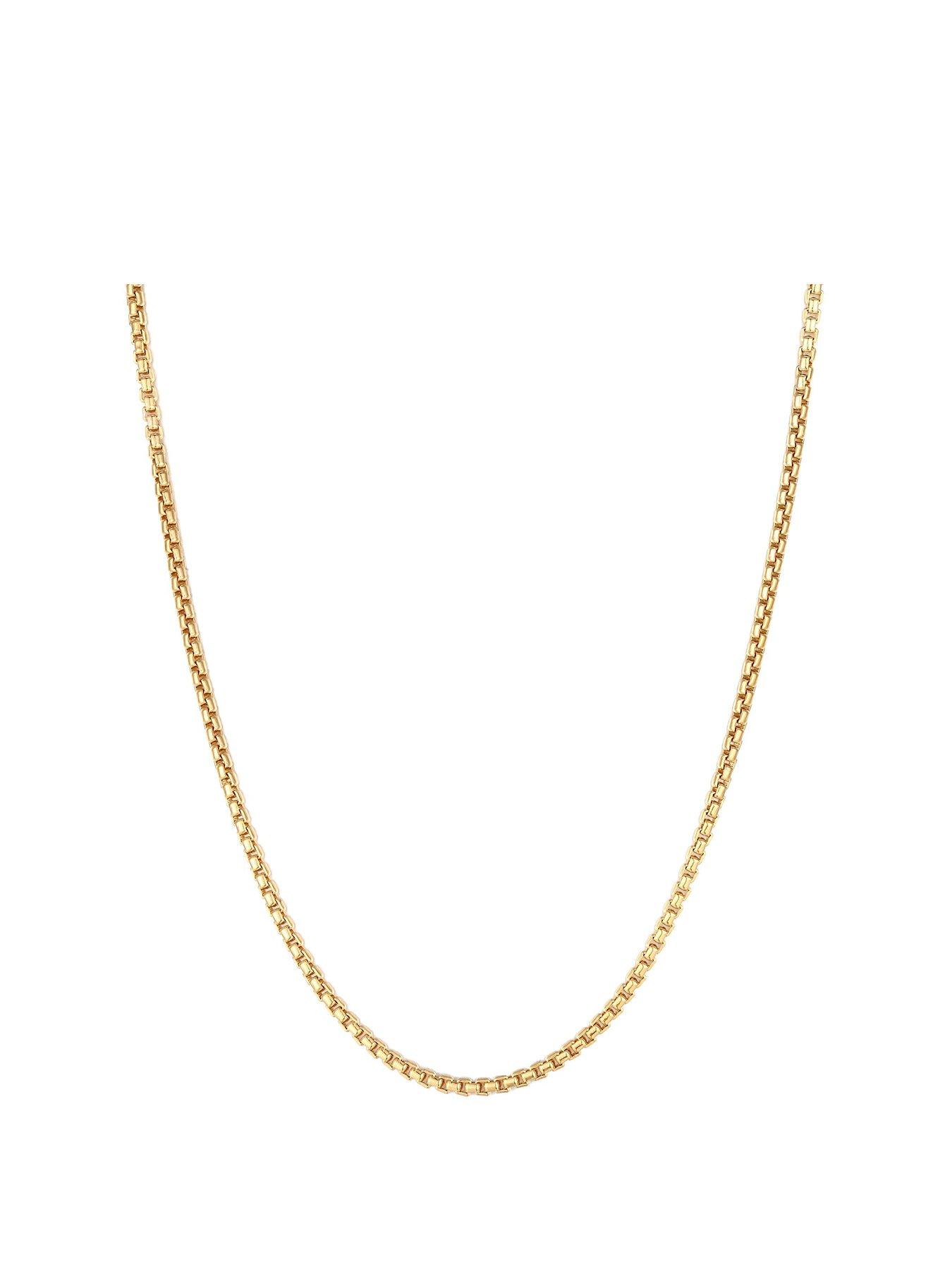 Image 1 of 5 of Seol + Gold Rounded Box Chain 16-18" - Gold