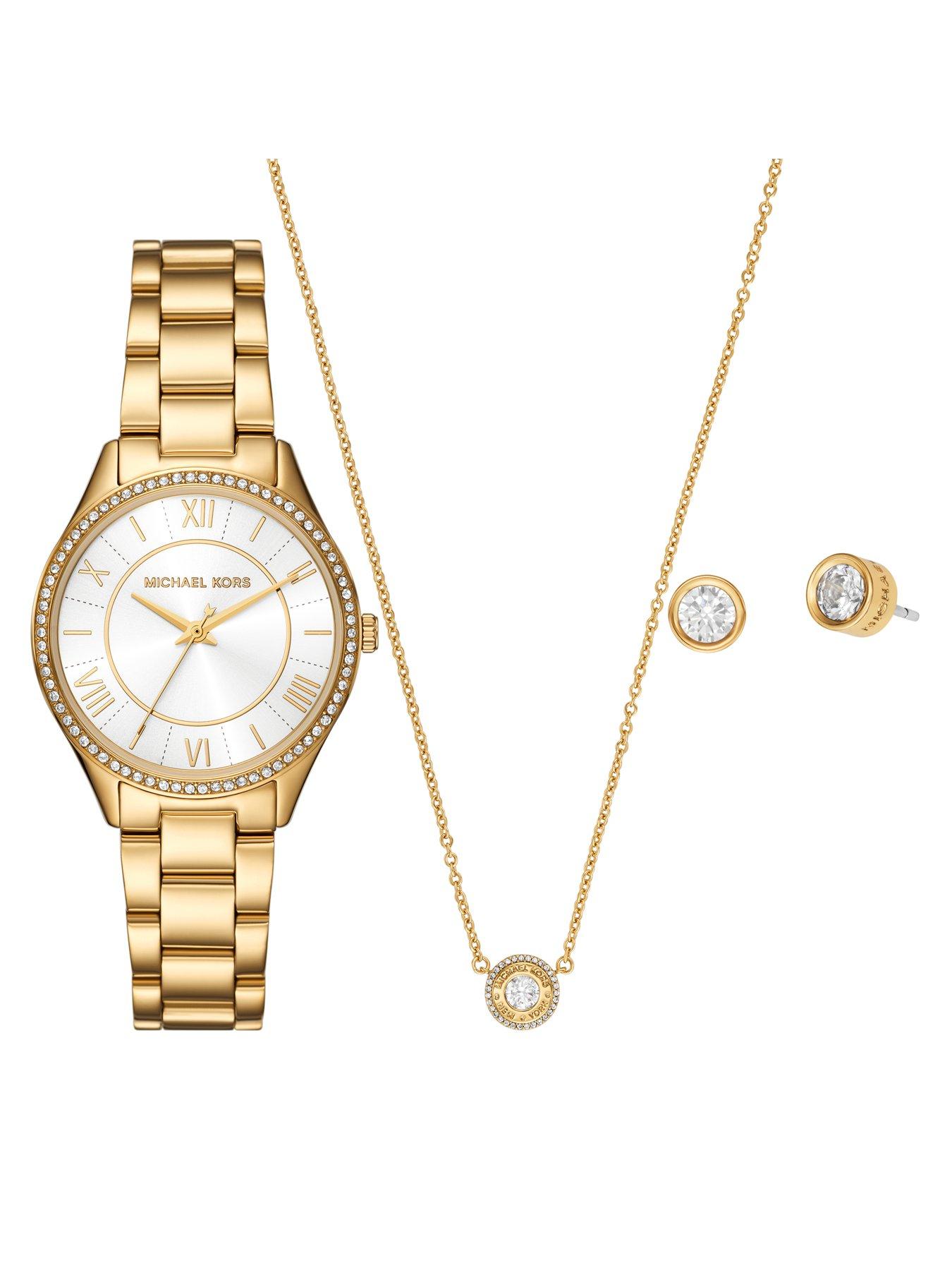 Michael kors necklace and earring set online