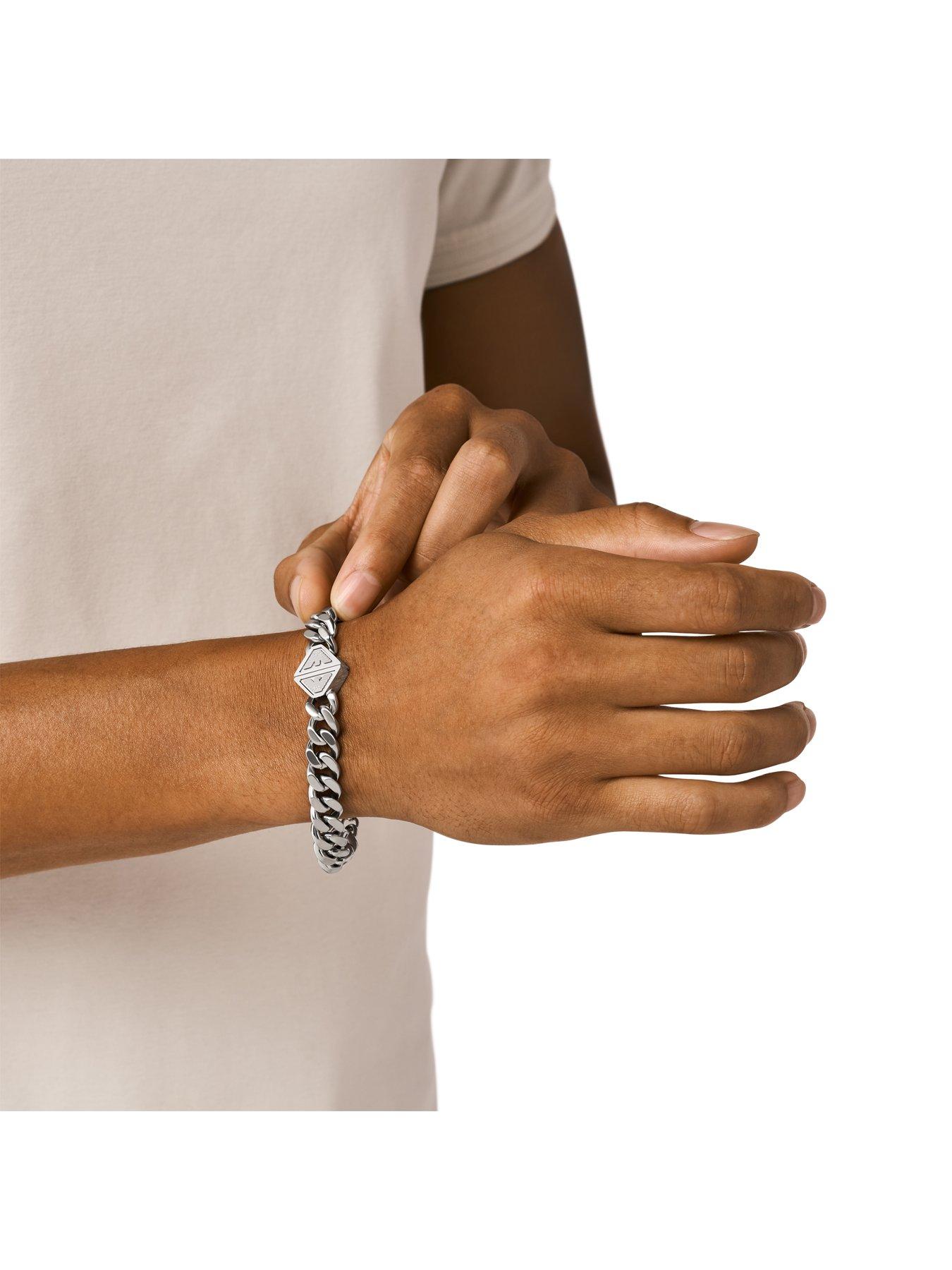 Image 2 of 4 of Emporio Armani Stainless Steel Chain Bracelet