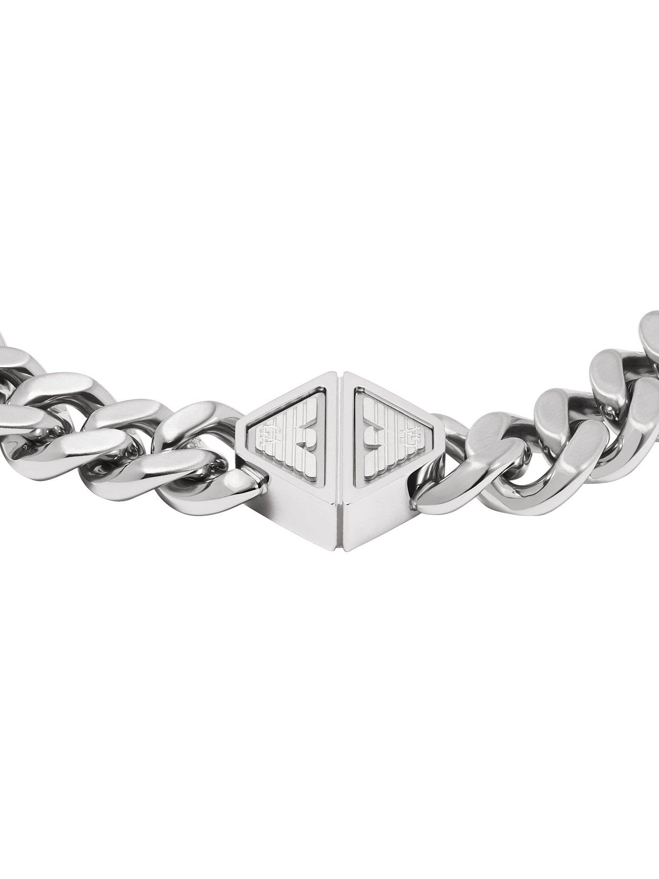 Image 3 of 4 of Emporio Armani Stainless Steel Chain Bracelet