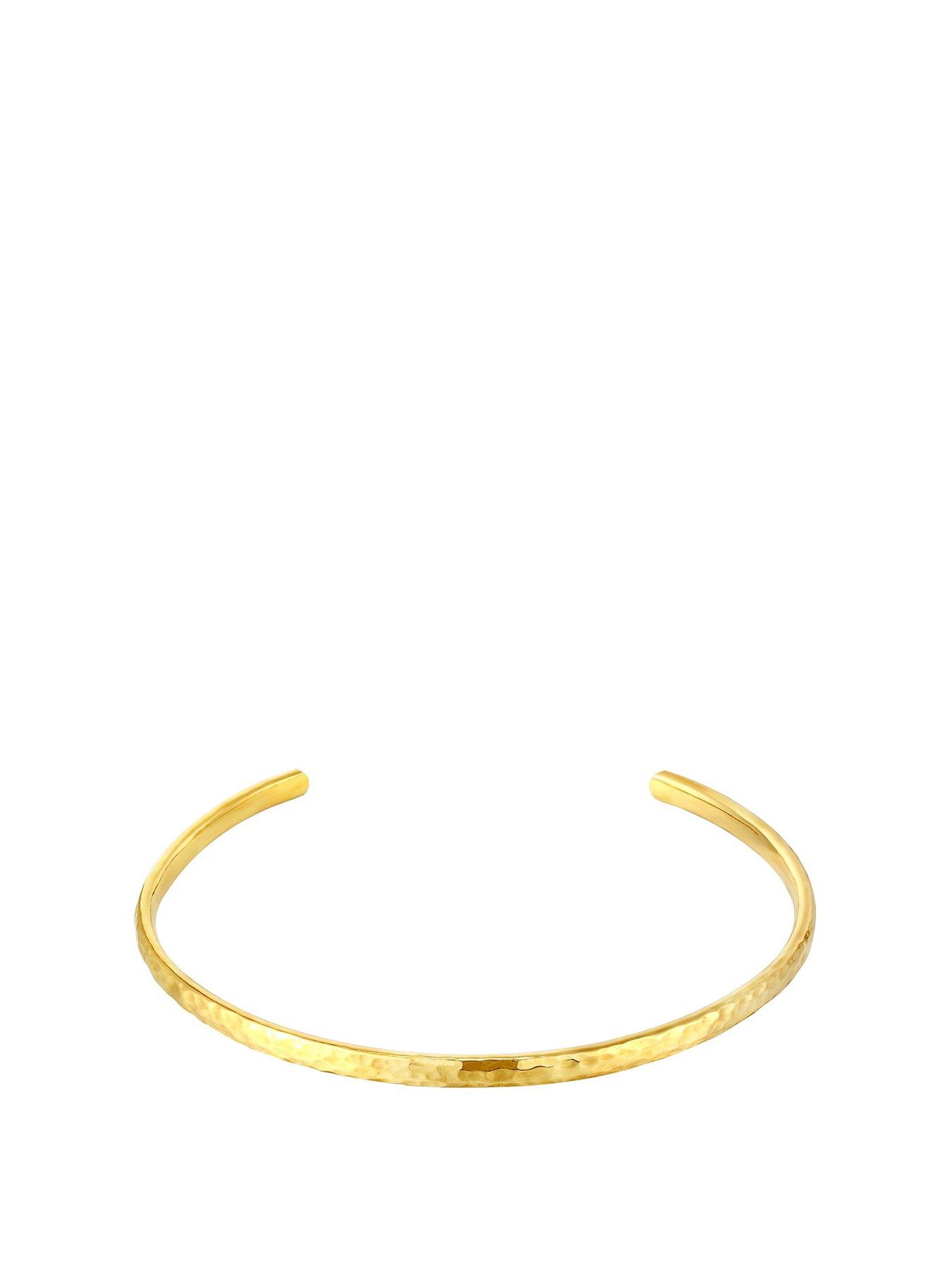 undefined Hammered Cuff Bangle