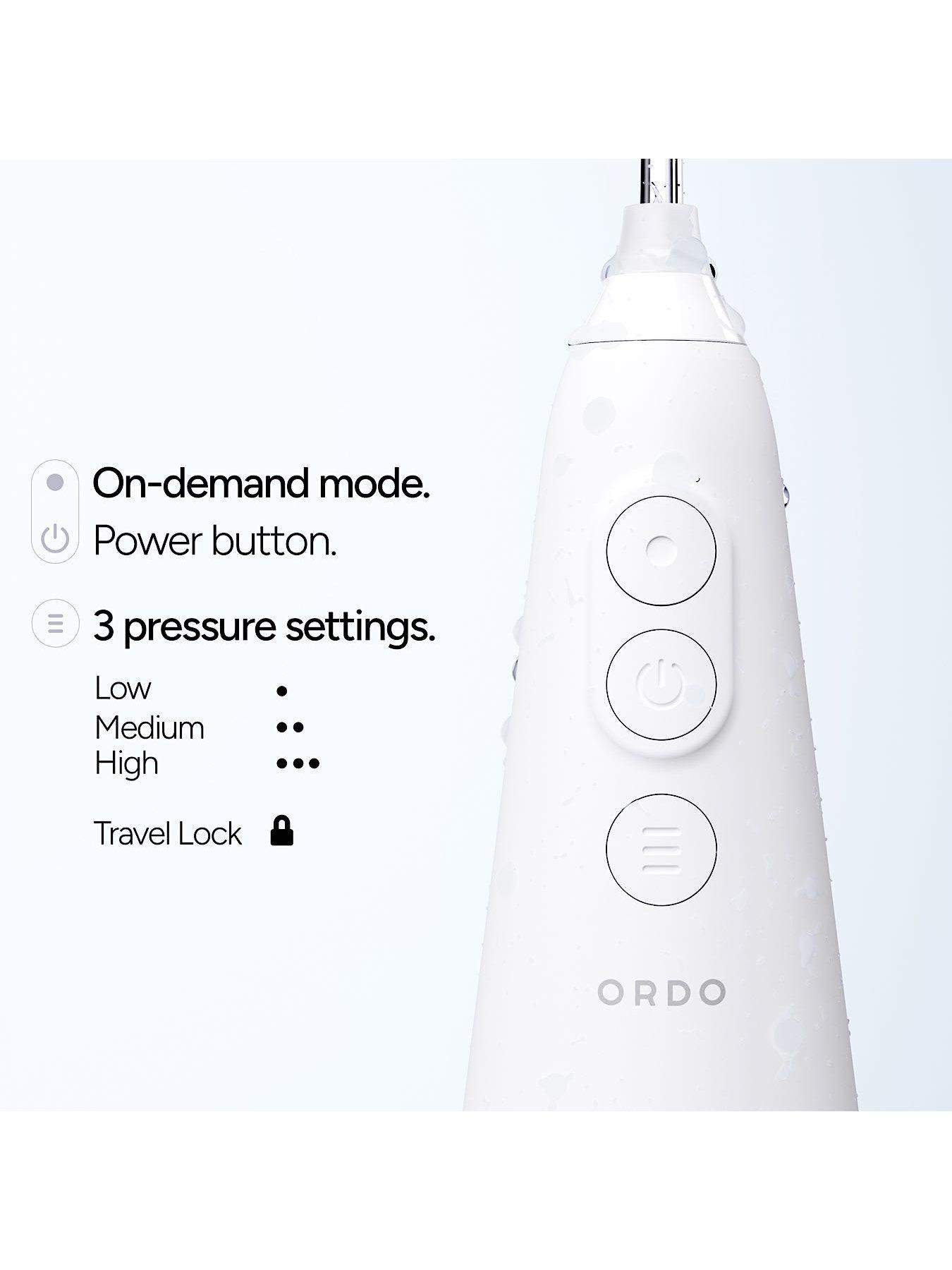 Image 3 of 6 of Ordo Hydro&nbsp;Sonic+ Water Flosser - White/Silver