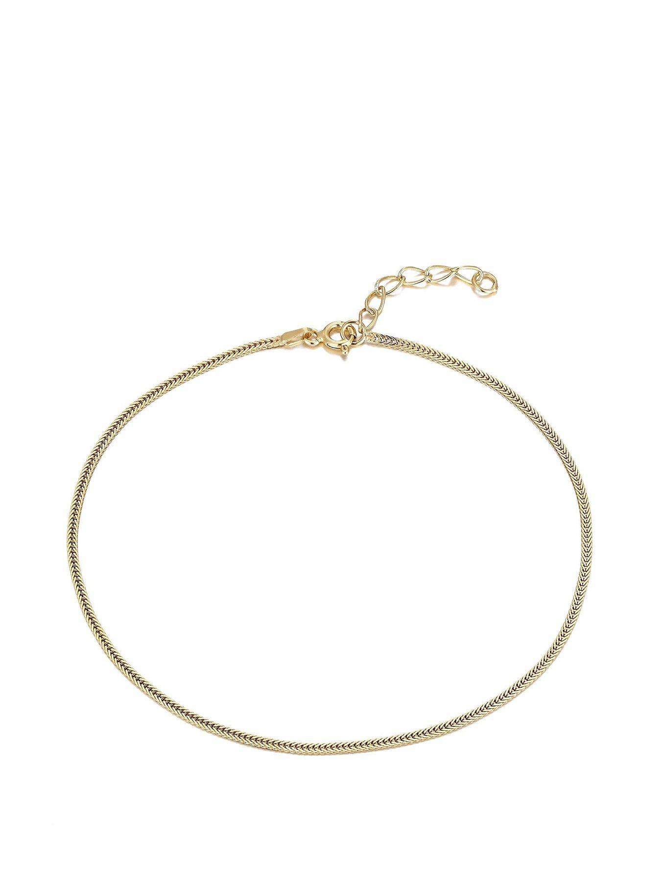 undefined Herringbone Anklet