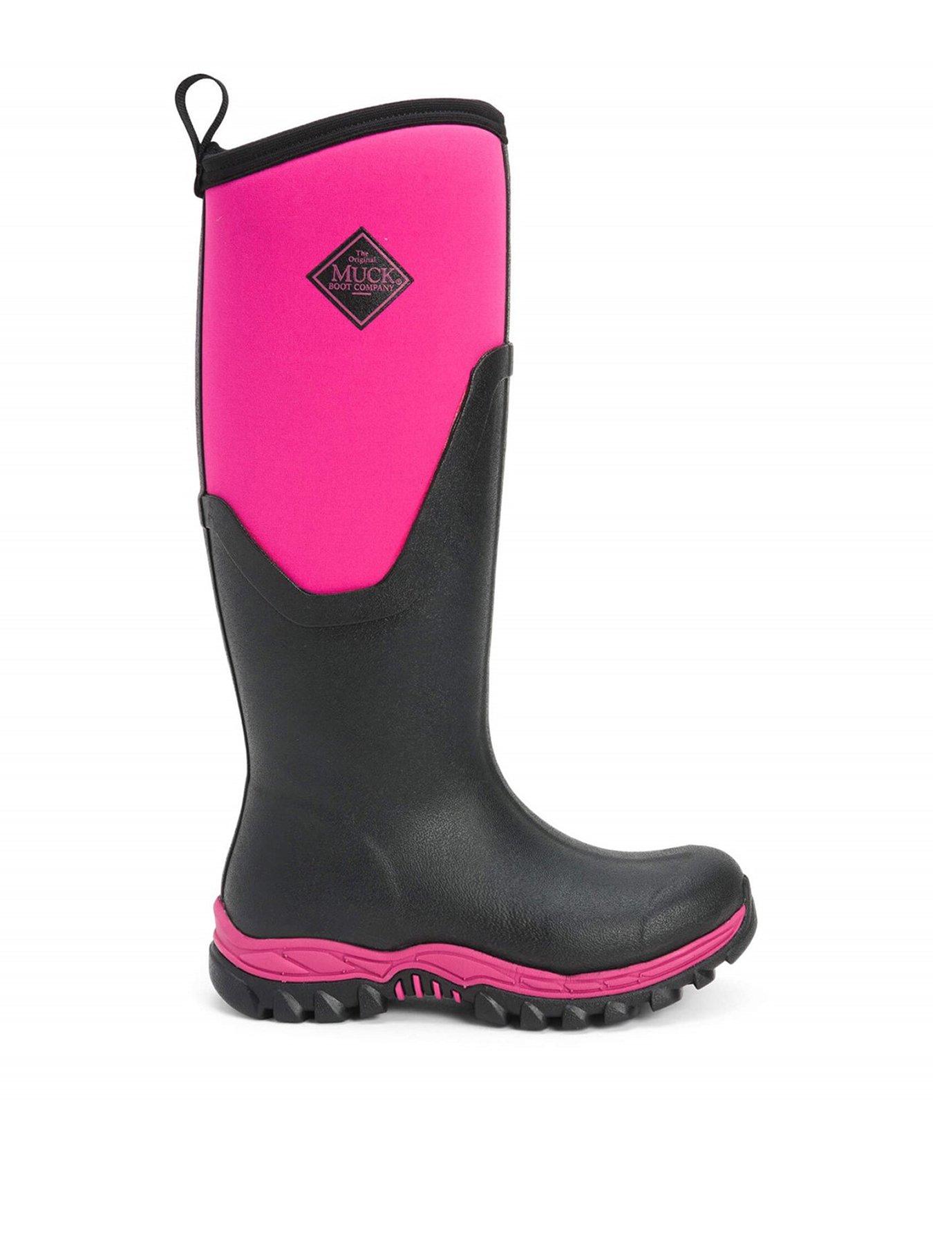 Muck Boots Ladies Arctic Sport Tall 2 Boots Black pink Very