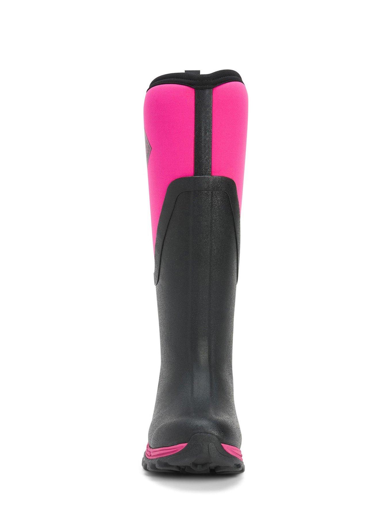 Muck Boots Ladies Arctic Sport Tall 2 Boots Black pink Very