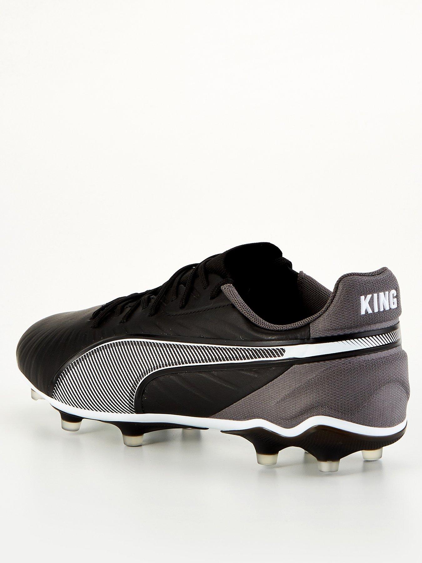 Puma Mens King Match Firm Ground Football Boots Grey Very