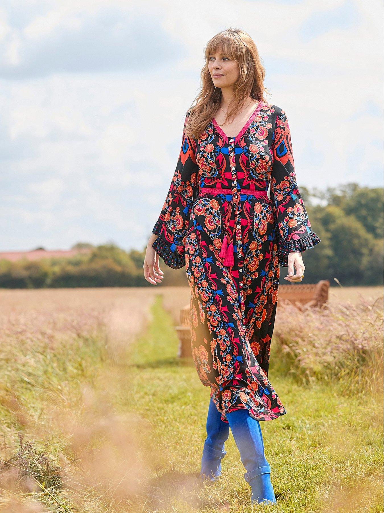 Joe Browns Boho Dreams Dress - Orange