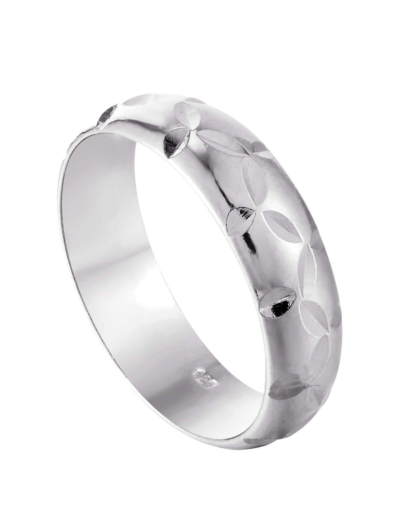 Image 3 of 5 of Seol + Gold Diamond Cut Band Ring