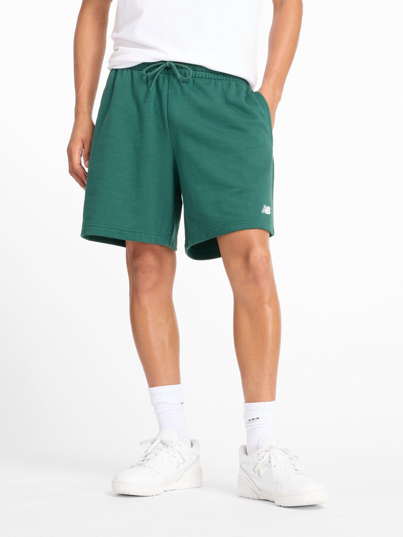 New Balance Mens Sport Essentials French Terry Short 7" - Dark Green