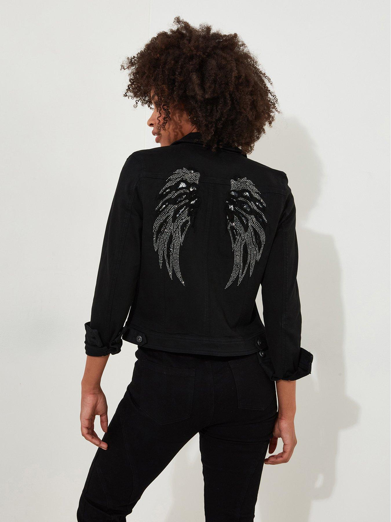 Joe Browns Black Embellished Denim Jacket Very