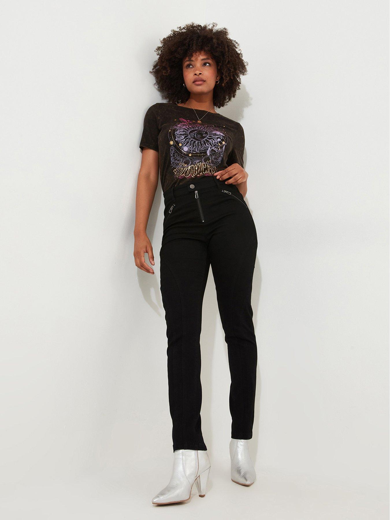 undefined Rachel Rocker Jeans - Black