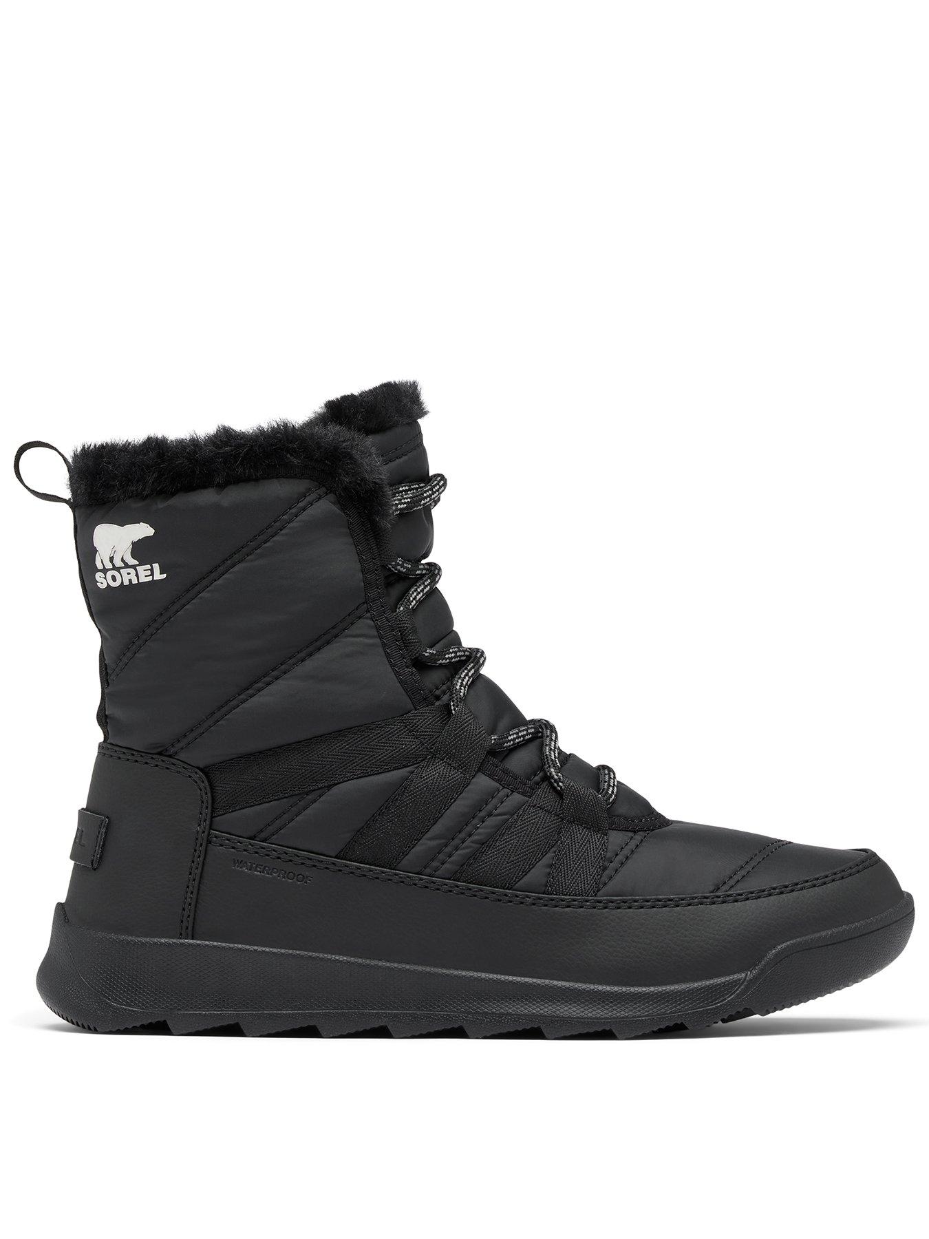 undefined Womens Whitney 4 Plus Lace Waterproof Boots - Black
