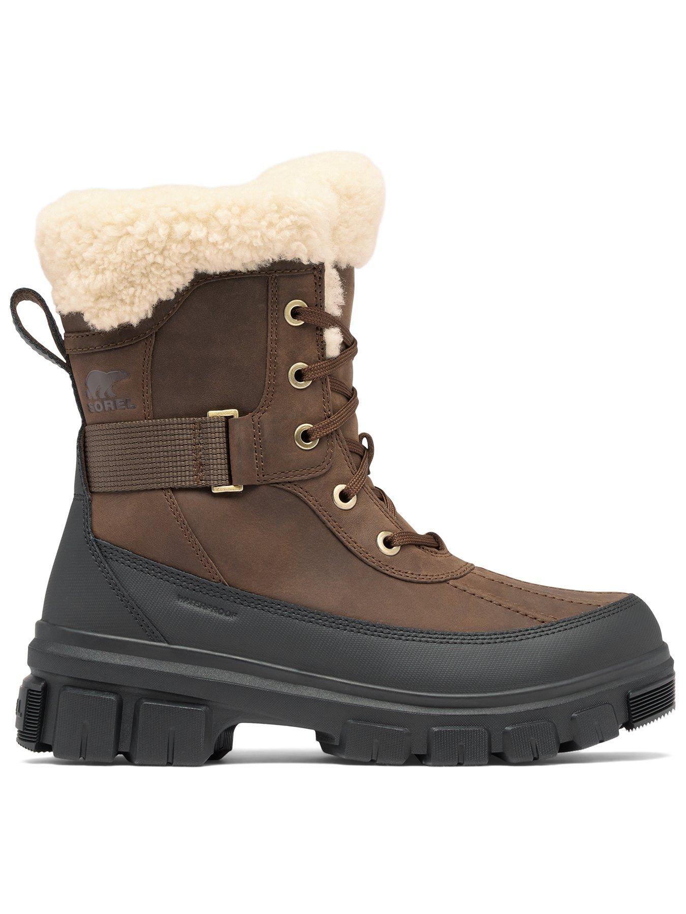 Image 1 of 7 of SOREL Womens Torino 5 Parc Waterproof Boots - Brown