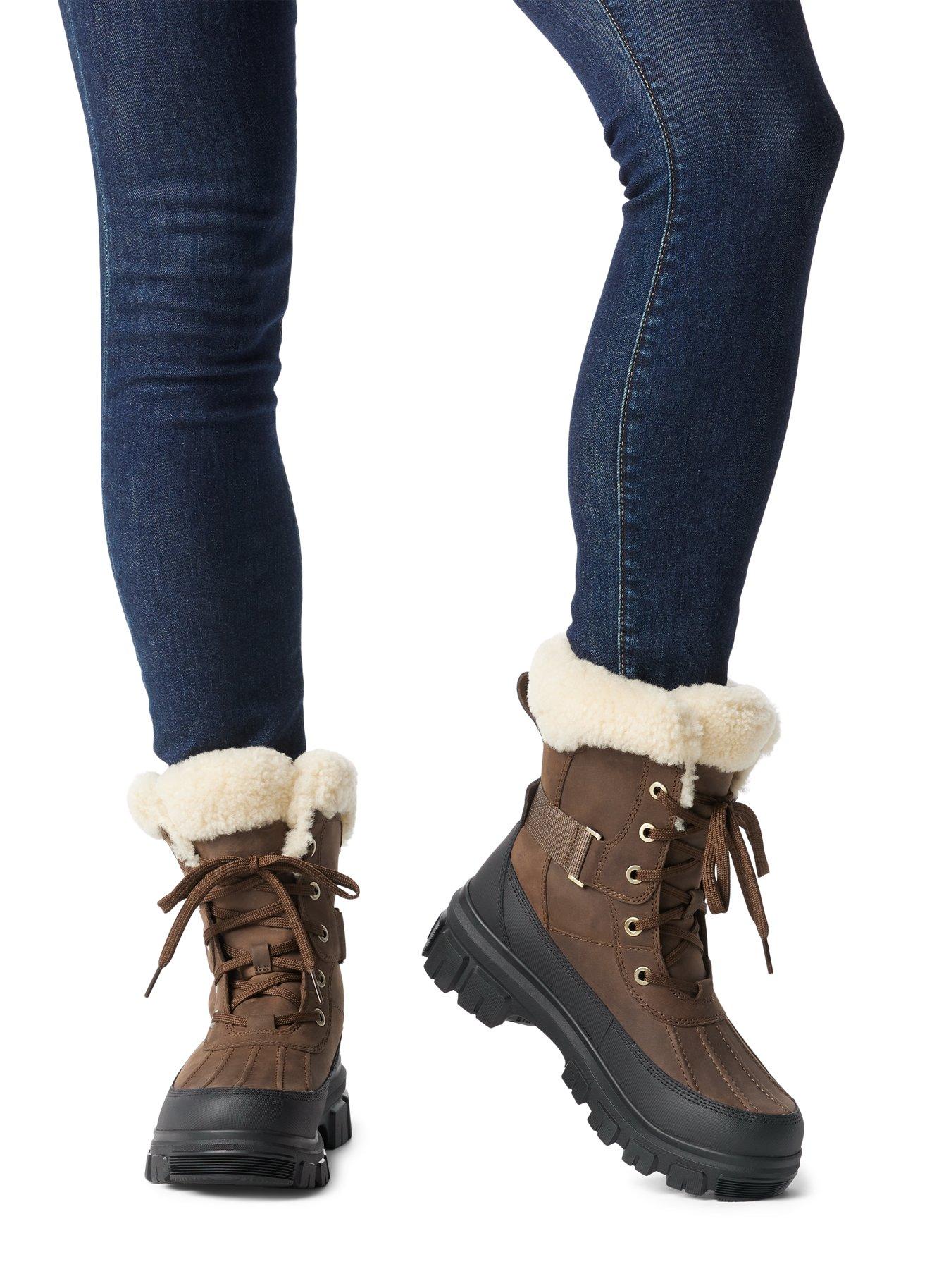 Image 6 of 7 of SOREL Womens Torino 5 Parc Waterproof Boots - Brown