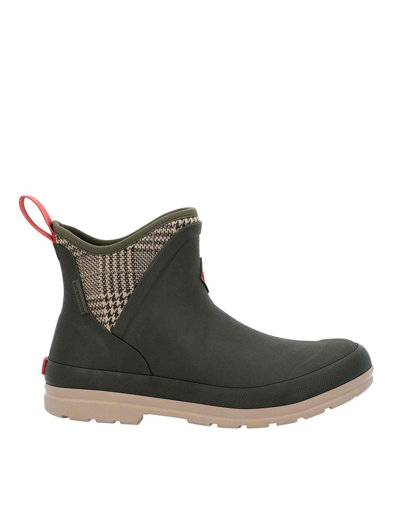 Muck Boots Ladies Originals Ankle Boots Dark Green Very