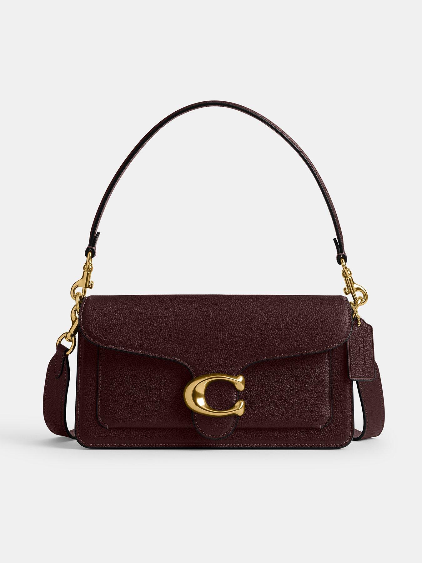 Pebbled leather shoulder bag hotsell