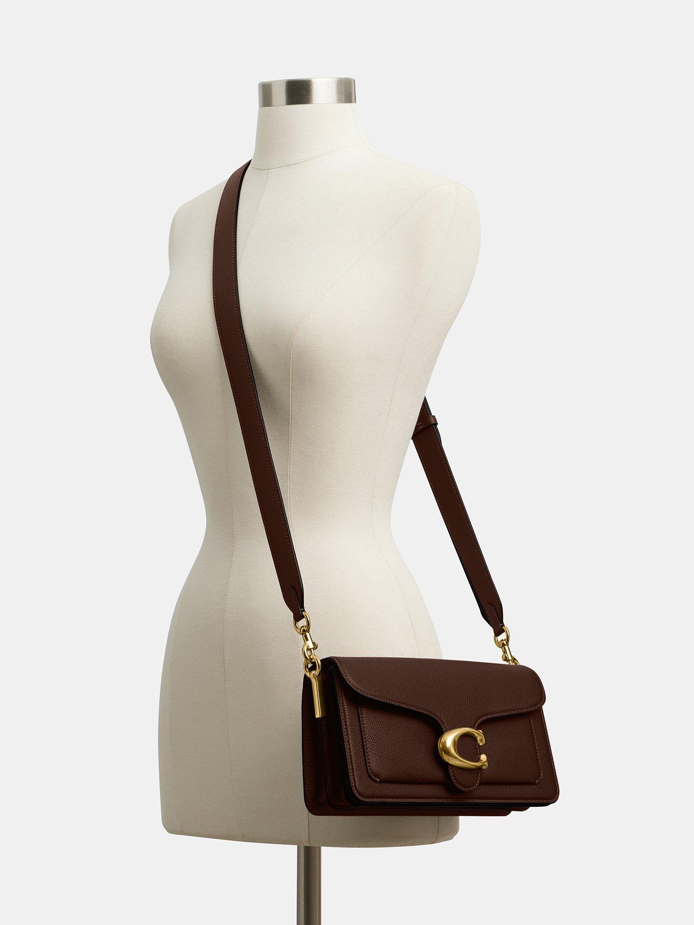 Image 2 of 5 of COACH Tabby 26 Refresh Polished Pebble Leather Shoulder Bag - Dark Brown&nbsp;