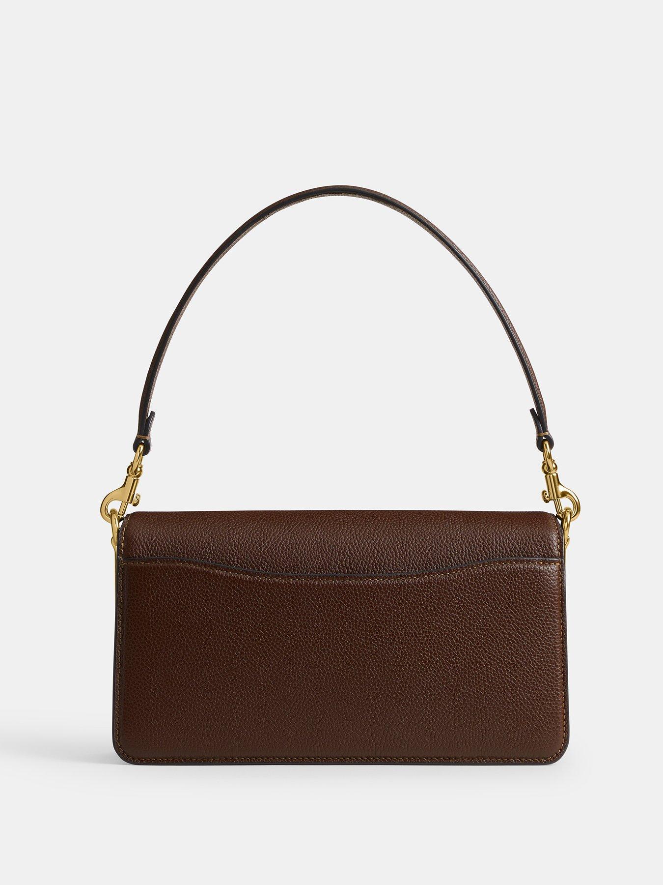 Image 4 of 5 of COACH Tabby 26 Refresh Polished Pebble Leather Shoulder Bag - Dark Brown&nbsp;