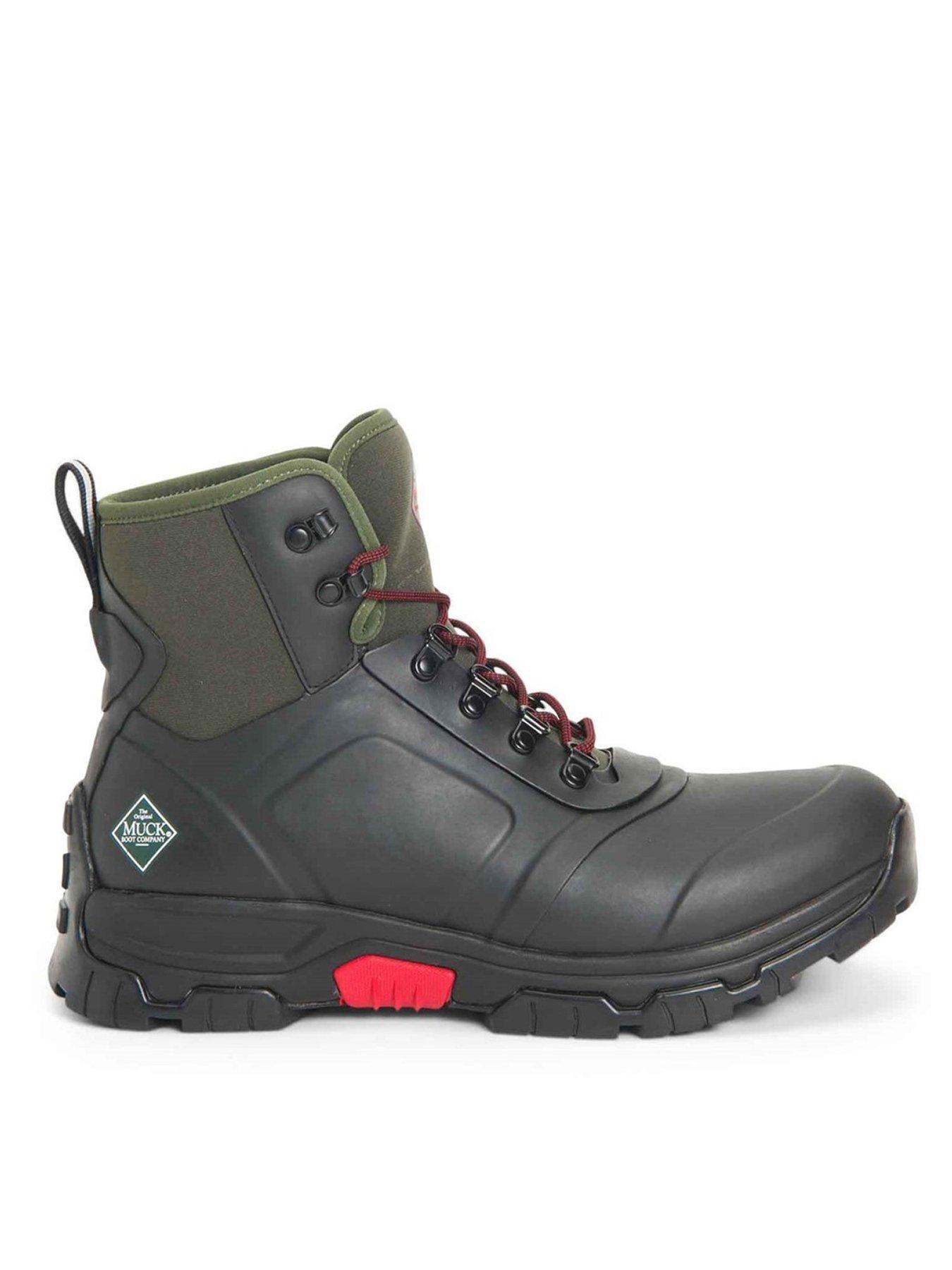 Muck Boots Mens Mens Apex Lace Up Boots - Black