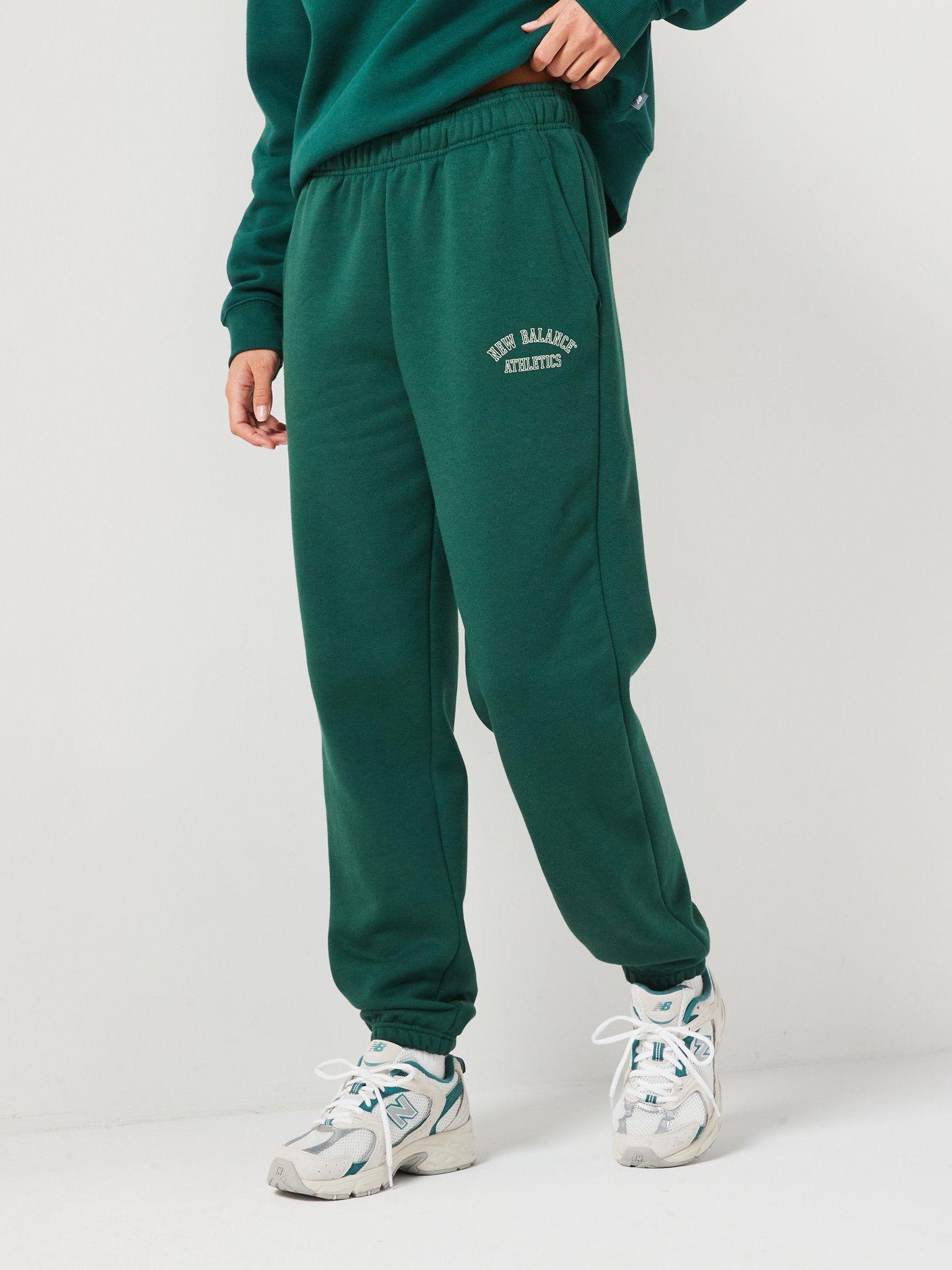 Womens green sweatpants sale