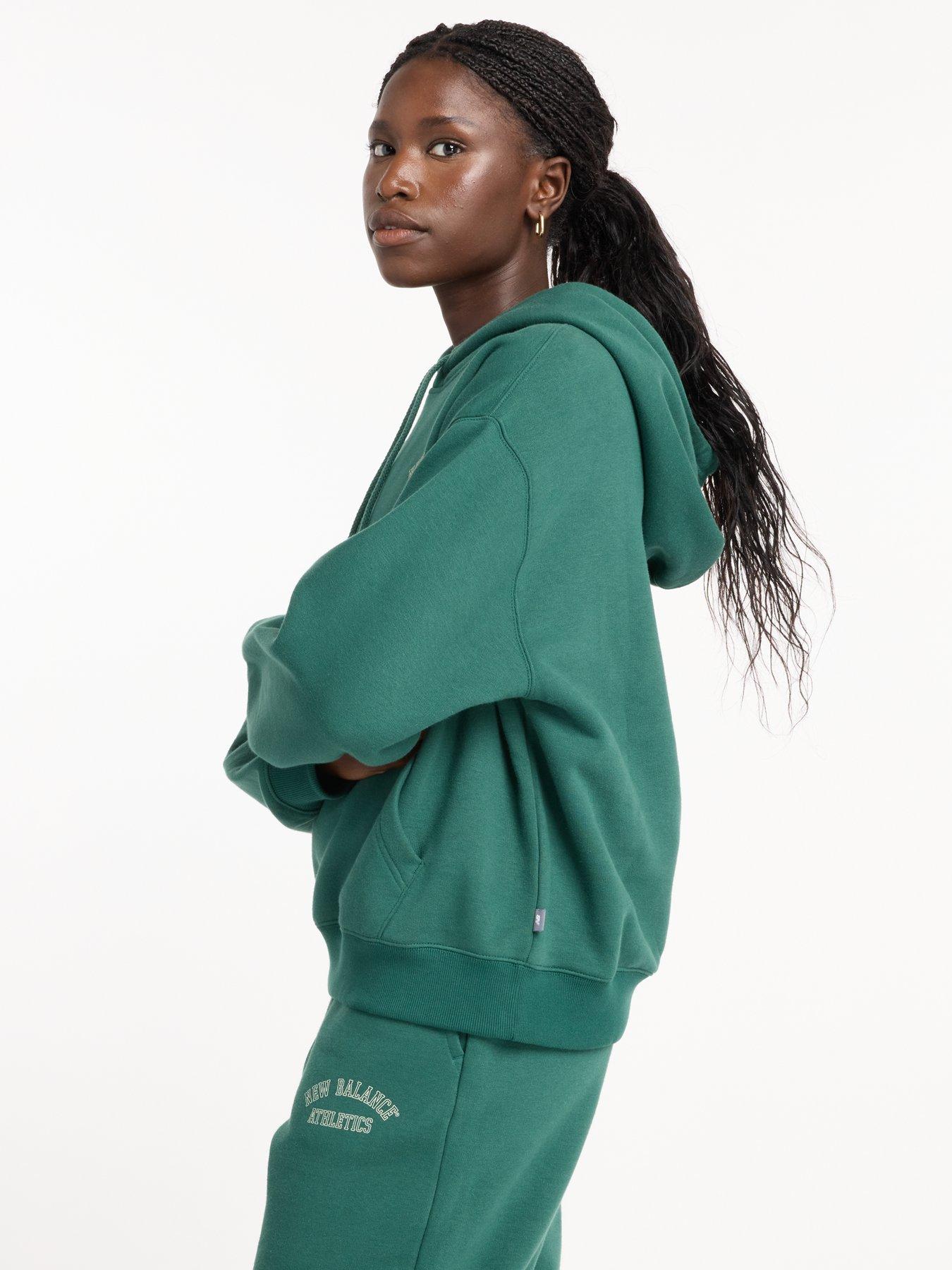 Bottle green hoodie women's sale